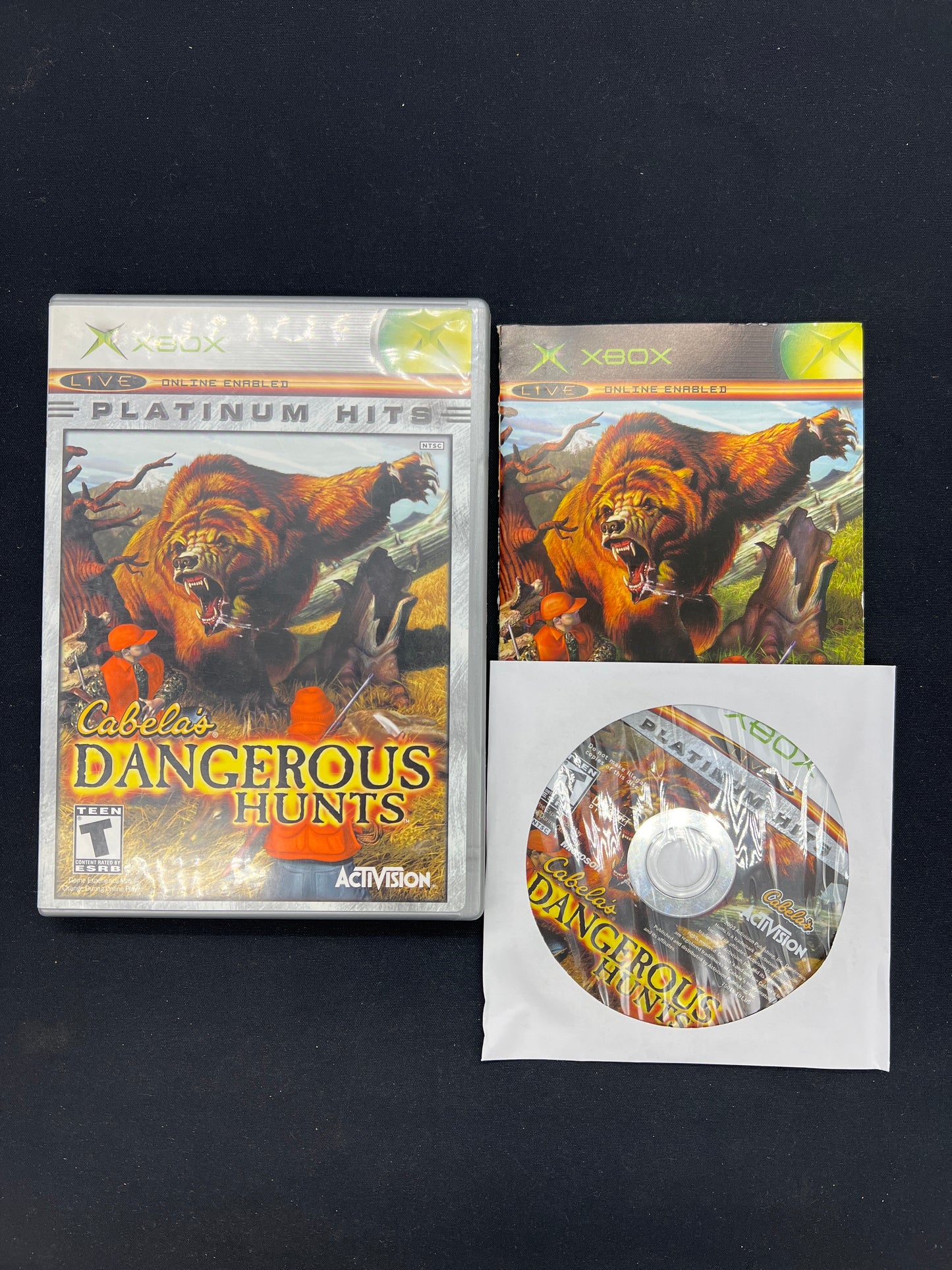 Auction Lot 50: XBOX Video Game Cabela's Dangerous Hunts CIB
