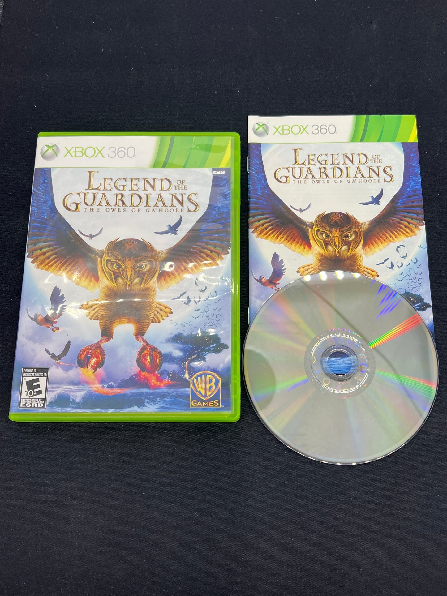 Auction Lot 115: XBOX 360 Video Game Legend of the Guardians CIB