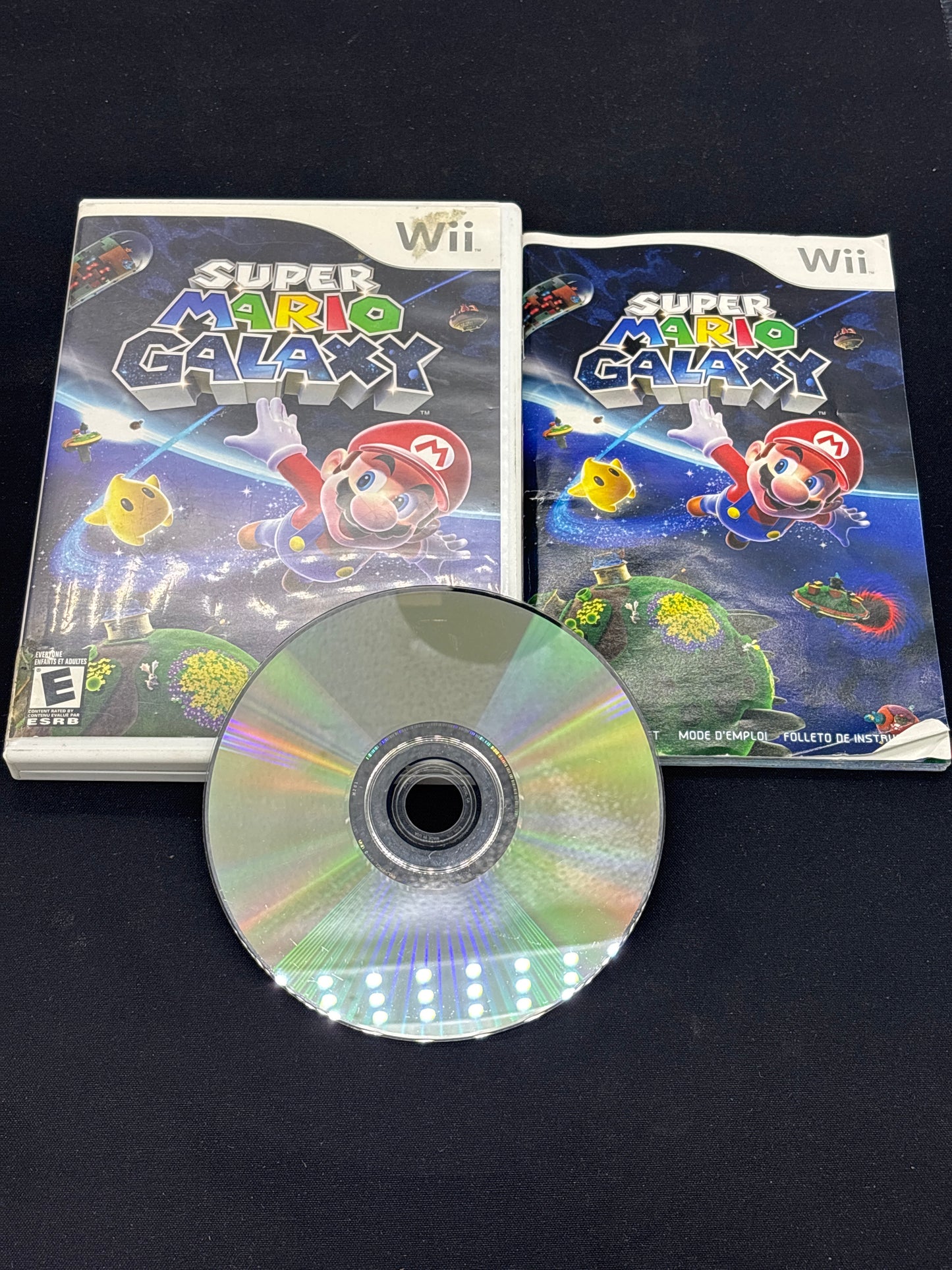 Auction Lot 297: Super Mario Galaxy Video Game Nintendo WII CIB
