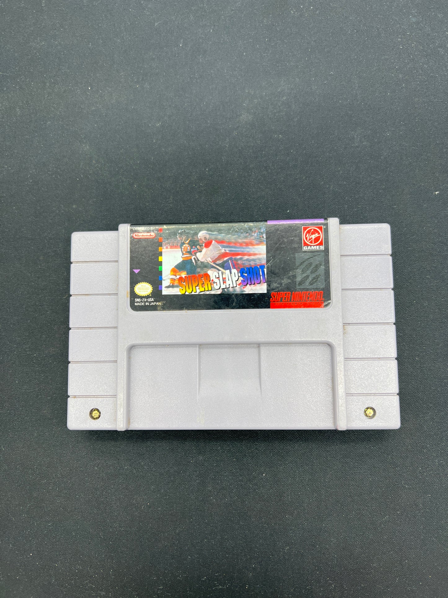 Auction Lot 103: Nintendo SNES Video Game Super Slap Shot Loose