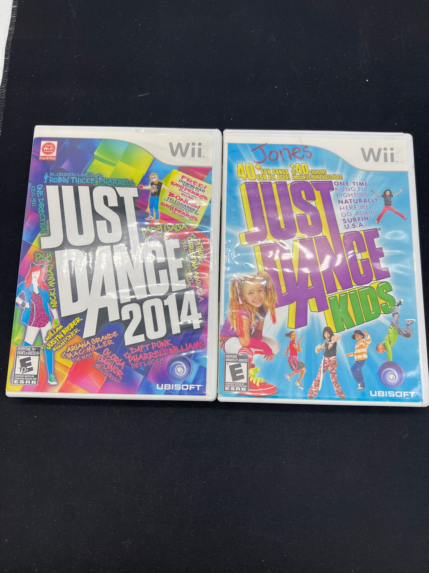 Auction Lot 62: Nintendo Wii Video Game Lot of 2 Just Dance 2014 & Kids CIB
