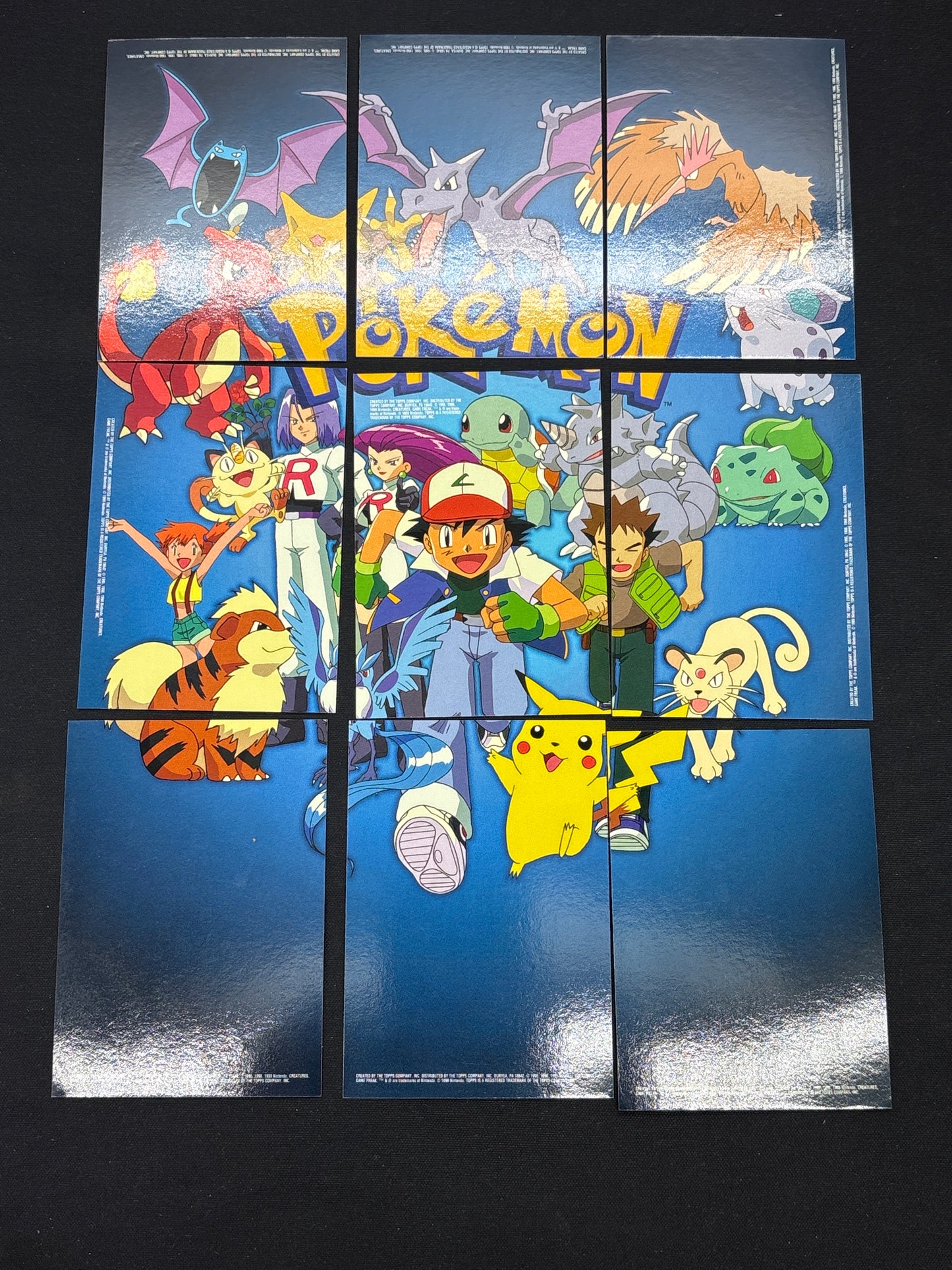 Auction Lot 105: Pokemon Cards Lot of 9 Assorted Topps Conditions Vary