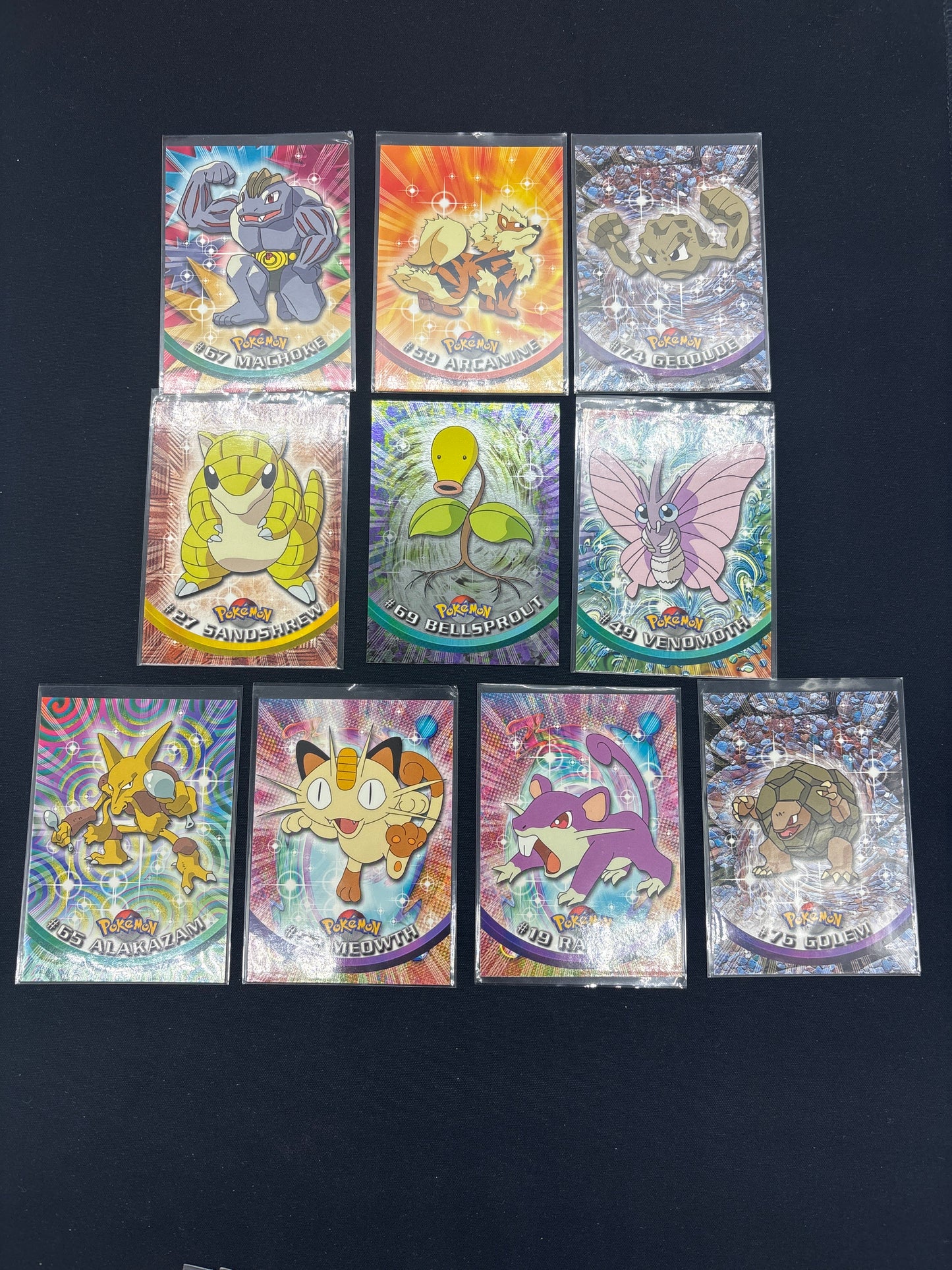 Auction Lot 92: Pokemon Topps Chrome Card Lot 3 Conditions Vary