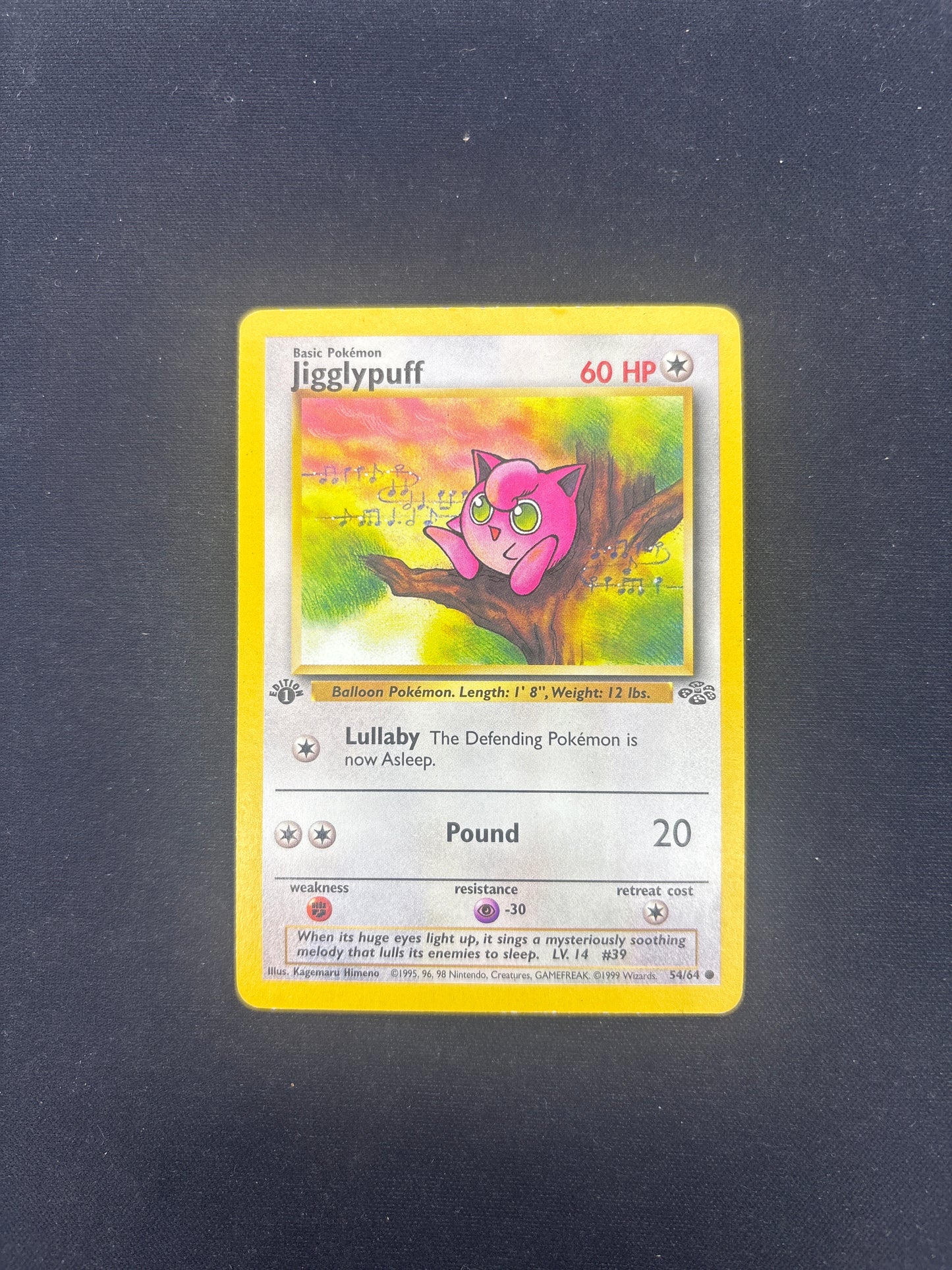 Auction Lot 14: Pokemon Card Jigglypuff 1st Edition Jungle Conditions Vary