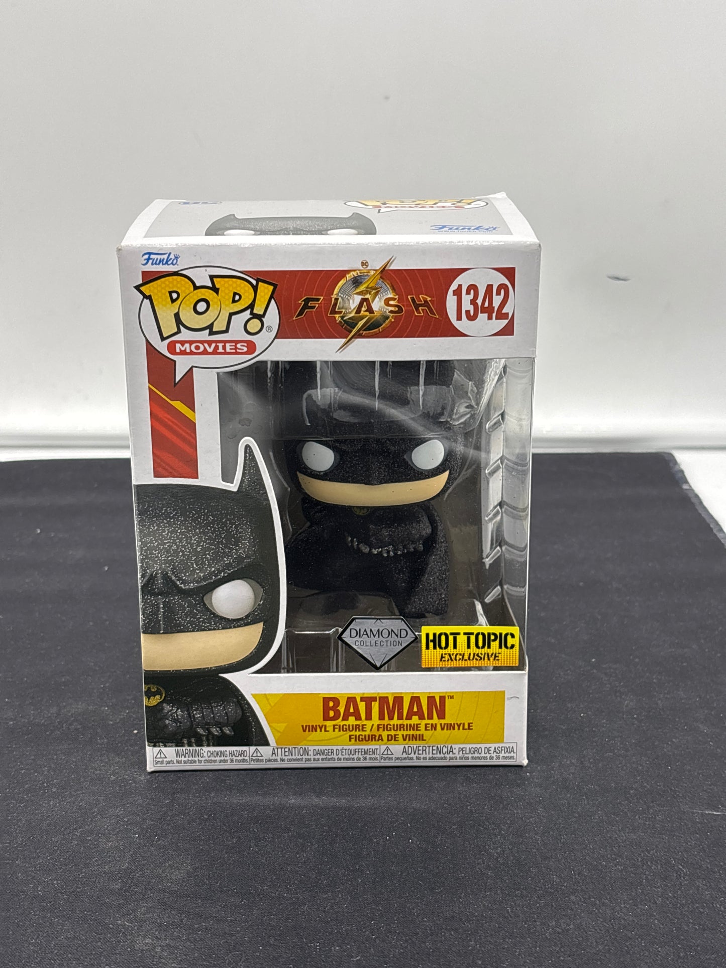 Auction Lot 52: POP Funko Flash Diamond Collection Exclusive Batman 1342 Figure