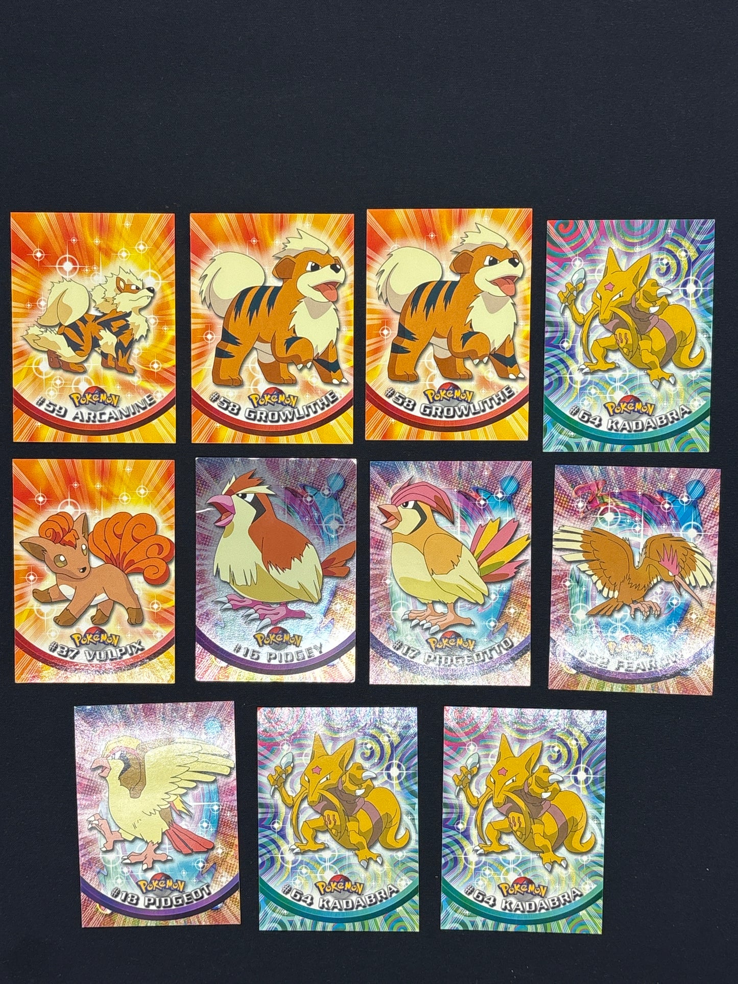 Auction Lot 96: Pokemon Topps Chrome Card Lot 8 Conditions Vary