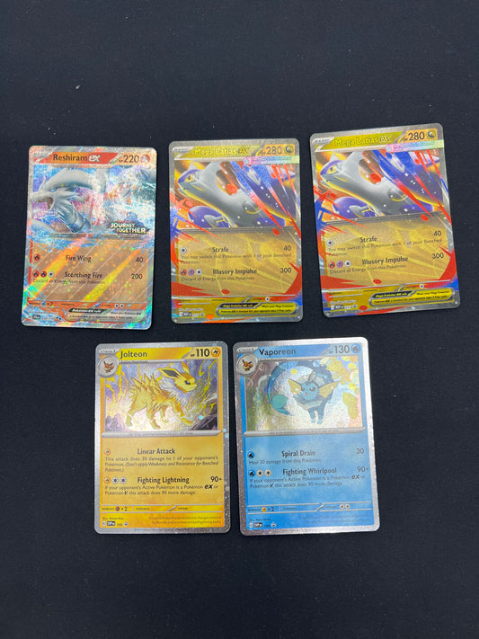 Auction Lot 400: Pokemon Cards Assorted Lot of 5 Promo Cards Conditions Vary