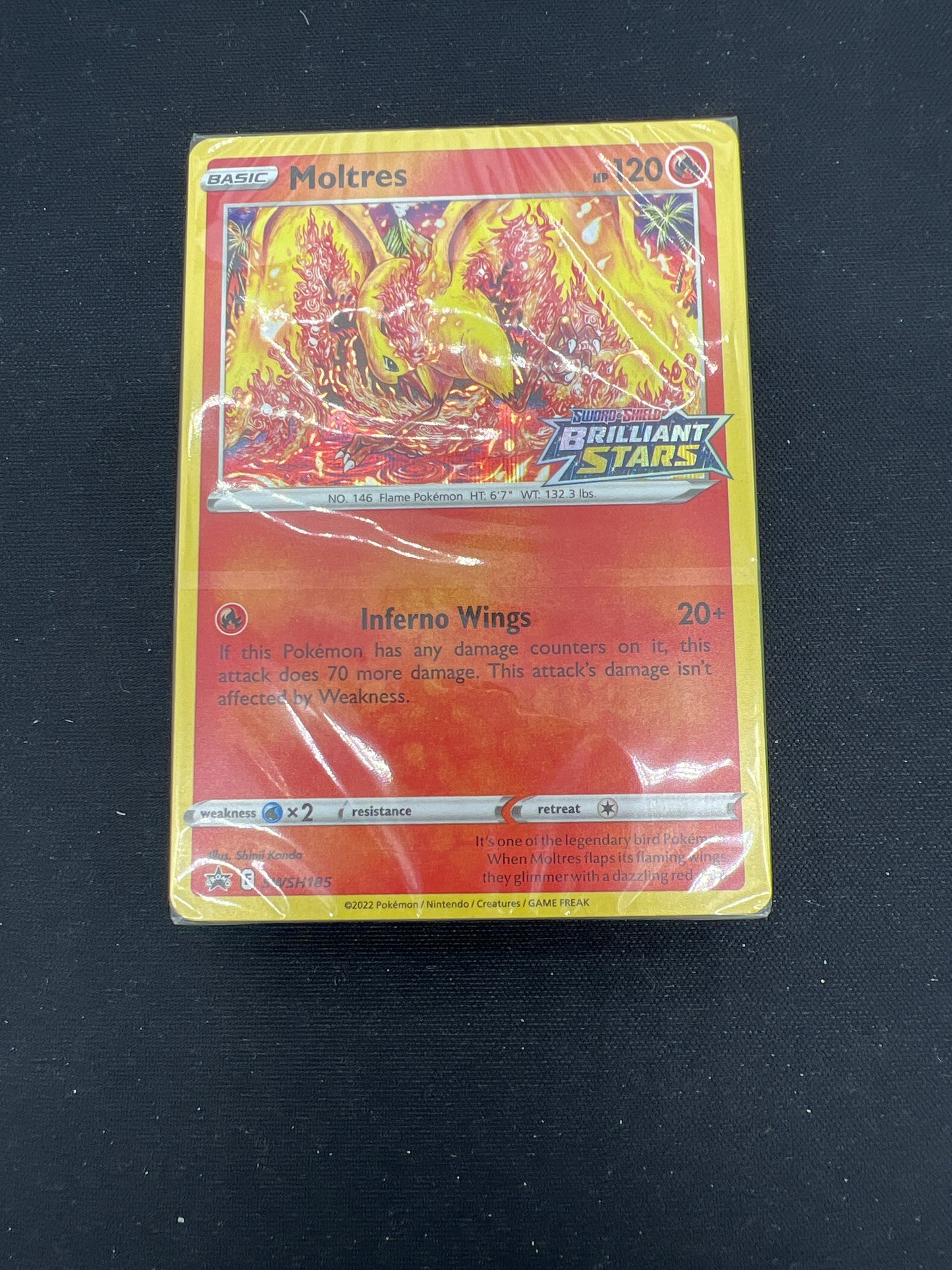 Auction Lot 359: Pokemon Cards Moltres Brilliant Stars Stamped SWSH Conditions Vary