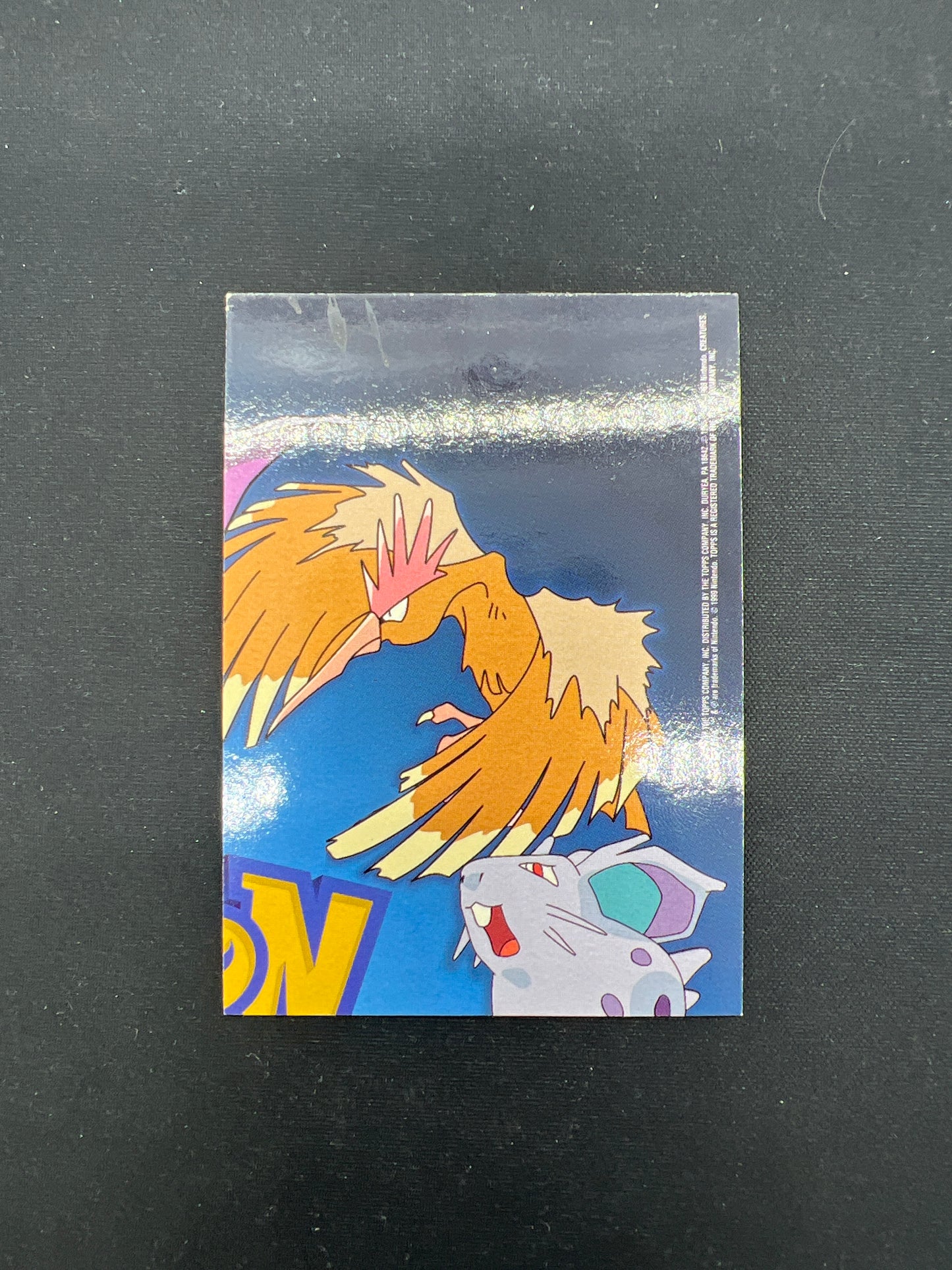 Auction Lot 128: Pokemon Topps Chrome TV7 Professor Oak Holo Conditions Vary