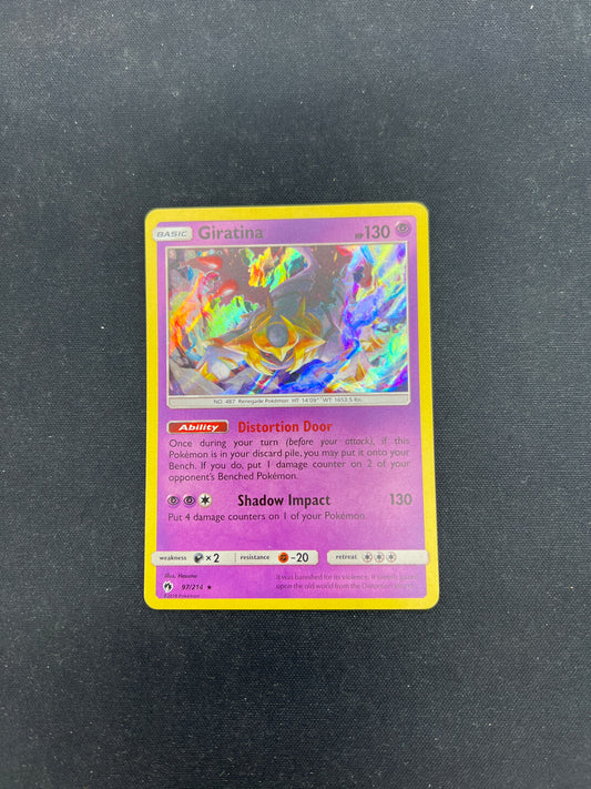 Auction Lot 264: Pokemon Cards Giratina Holo Lost Thunder Conditions Vary