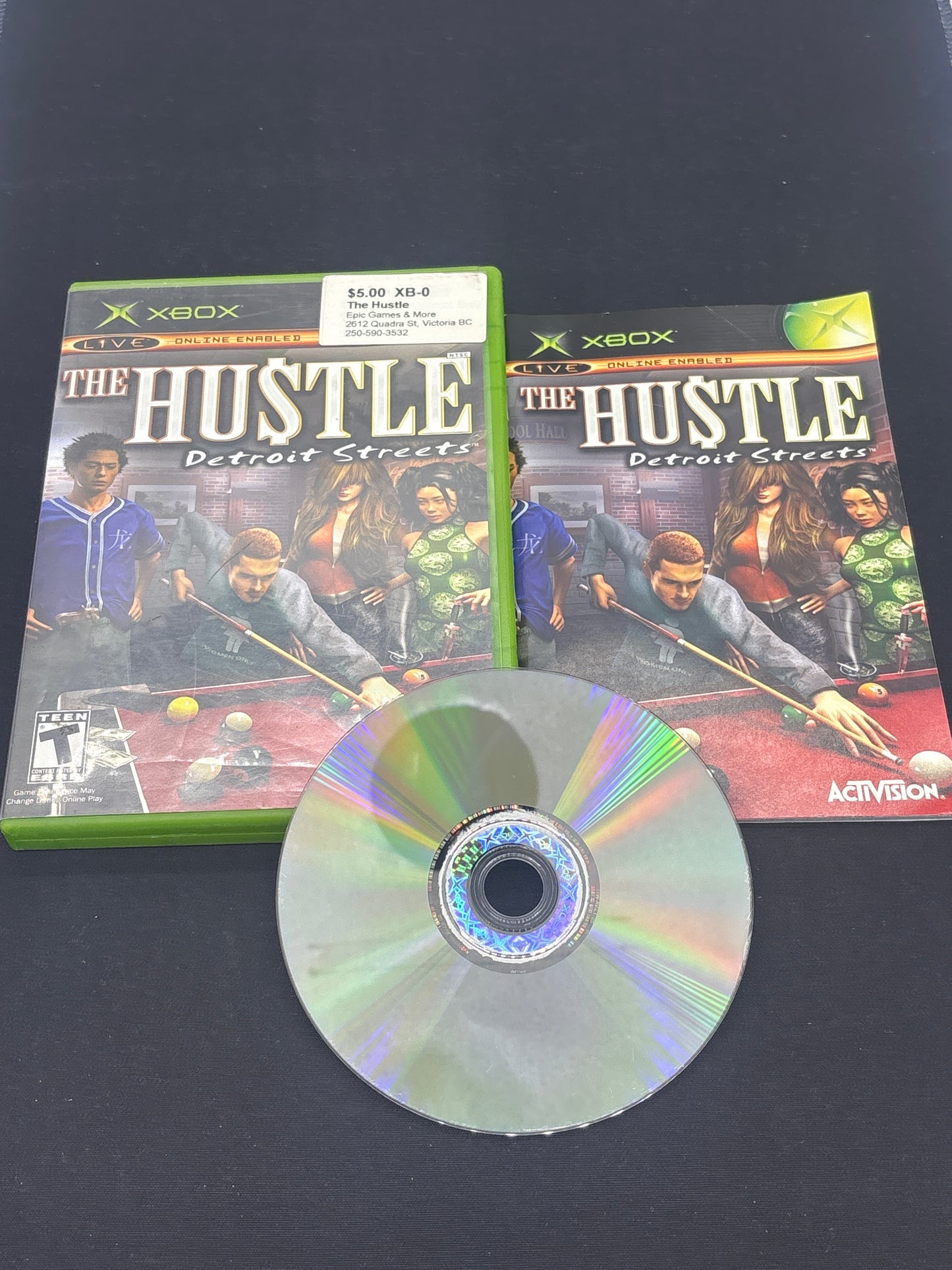 Auction Lot 106: XBOX Video Game The Hustle Detroit Streets CIB