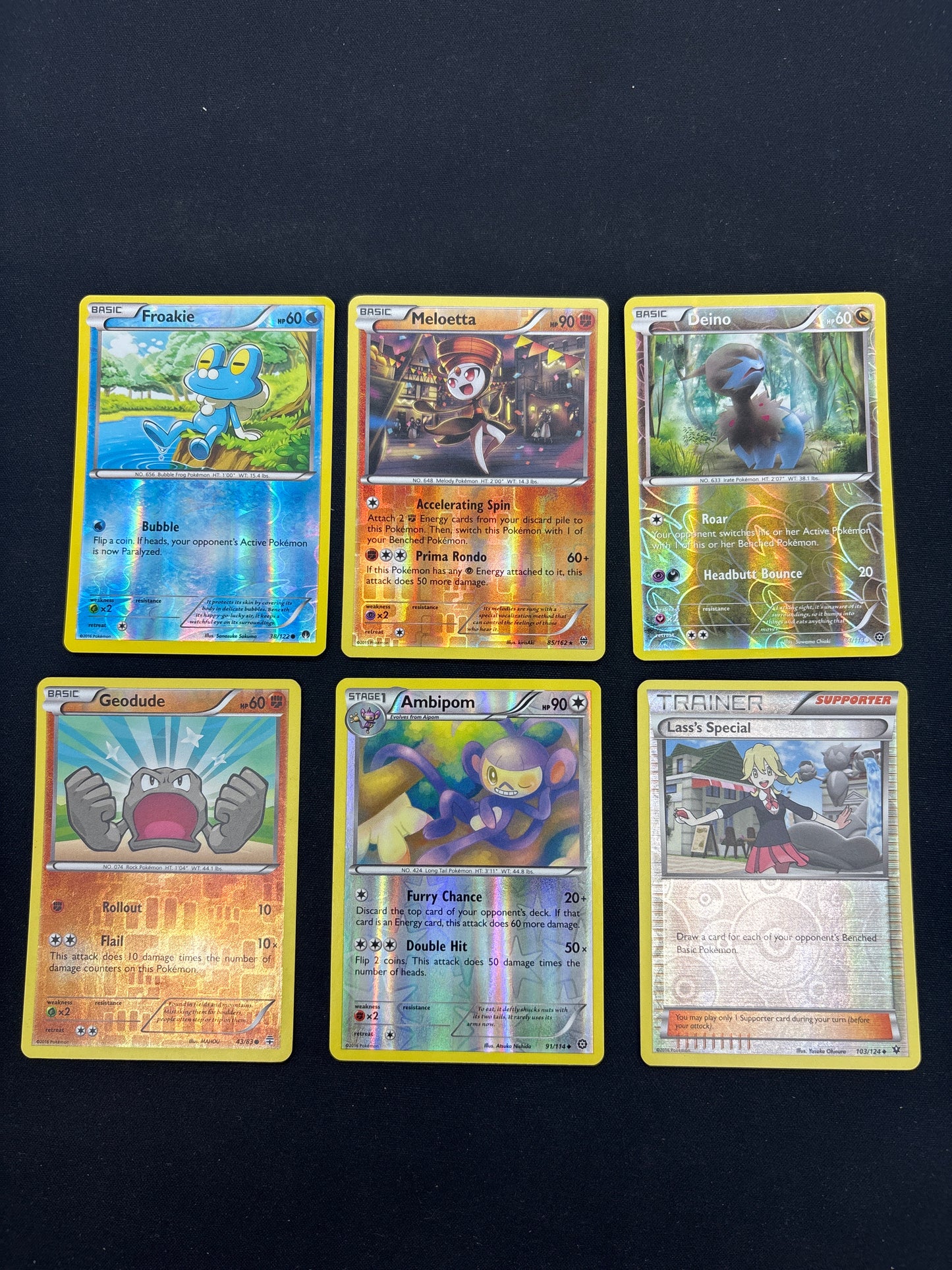 Auction Lot 255: Pokemon Reverse Holo Card Lot 5 Conditions Vary