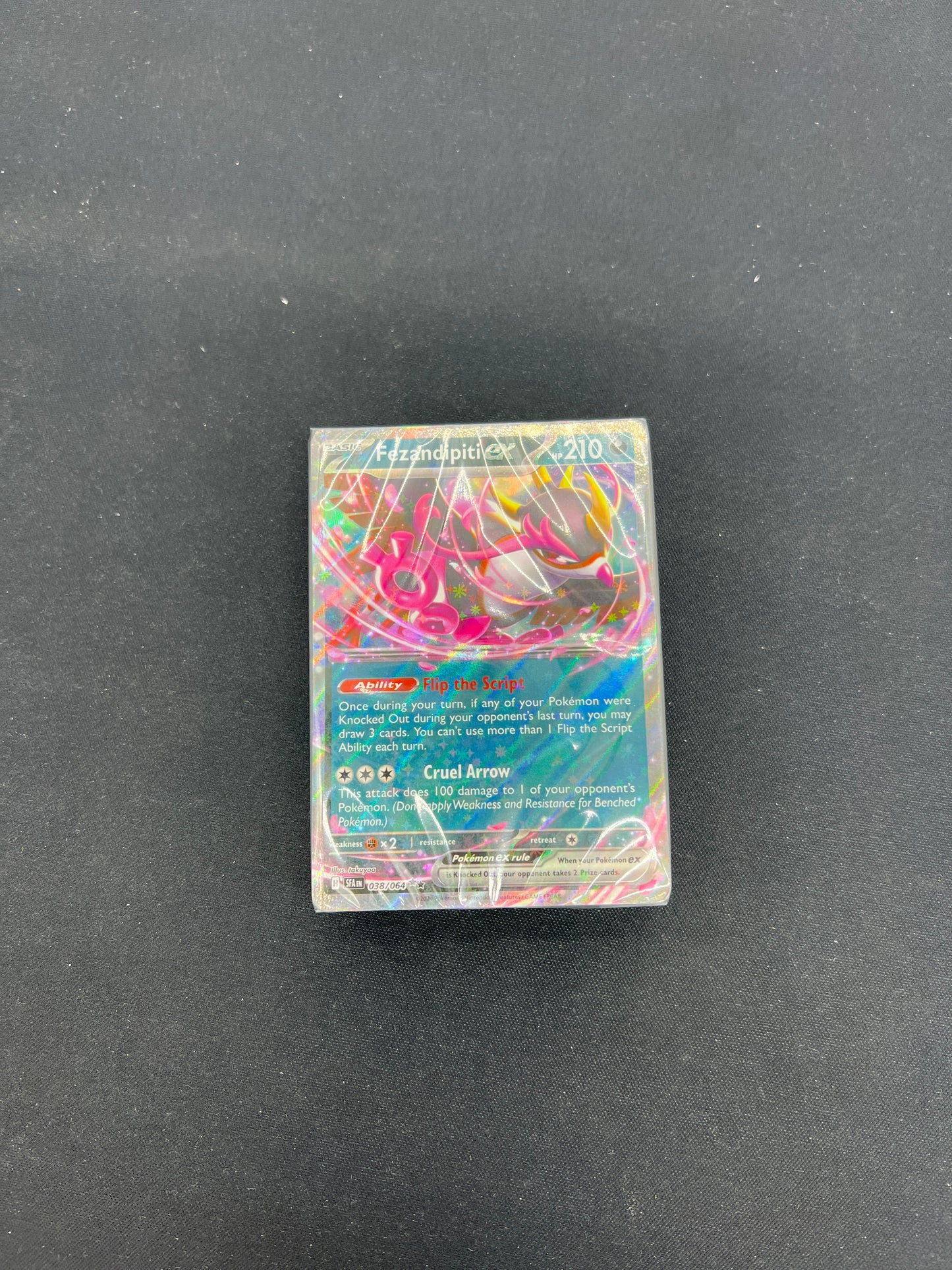 Auction Lot 280: Pokemon Cards Trainer Toolkit Fezandipiti EX Deck Sealed