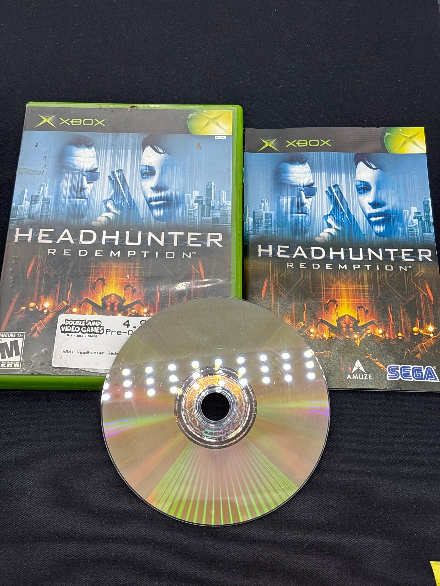 Auction Lot 123: XBOX Video Game Headhunter Redemption CIB