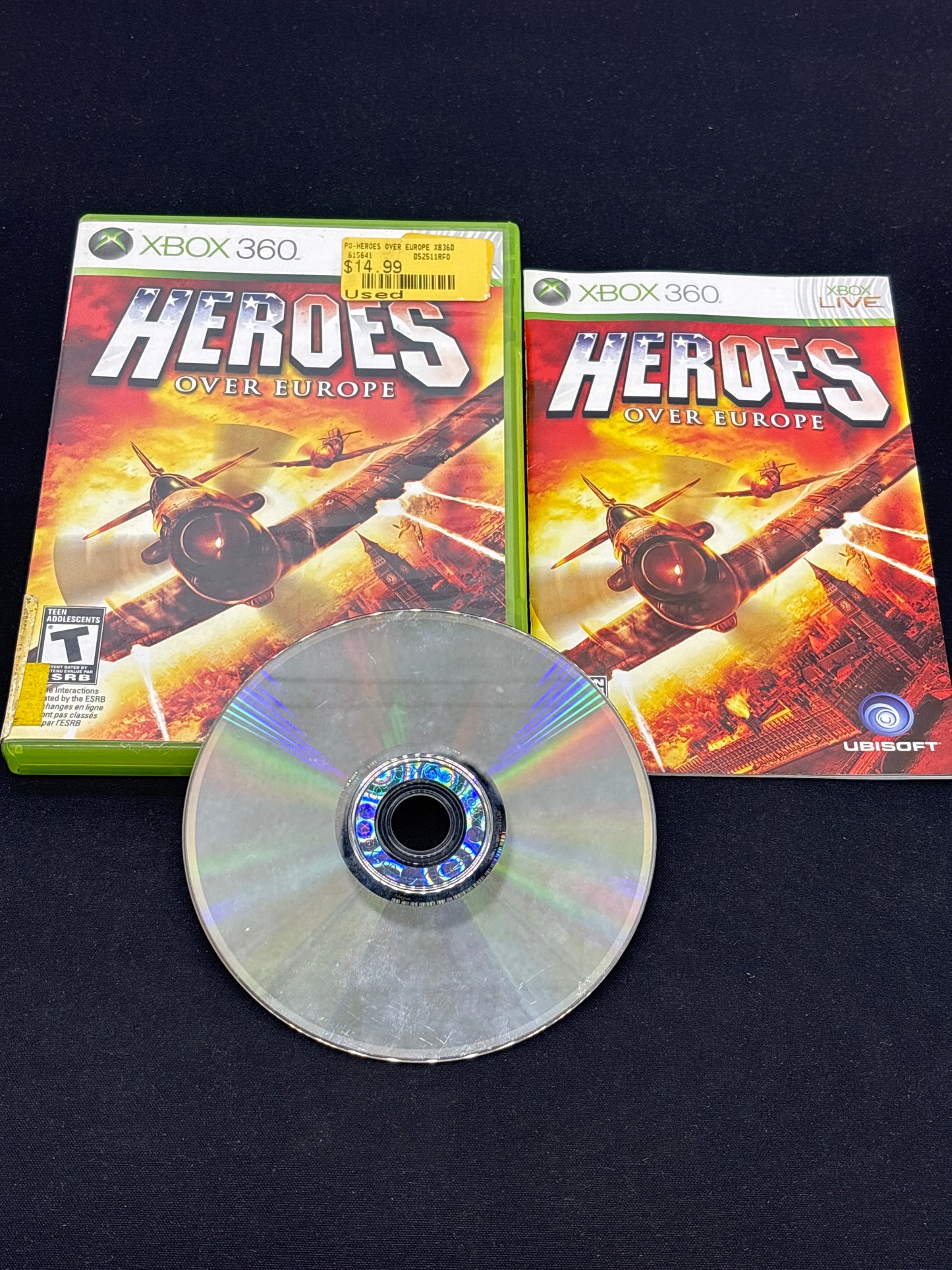 Auction Lot 40: XBOX 360 Video Game Heroes Over Europe CIB