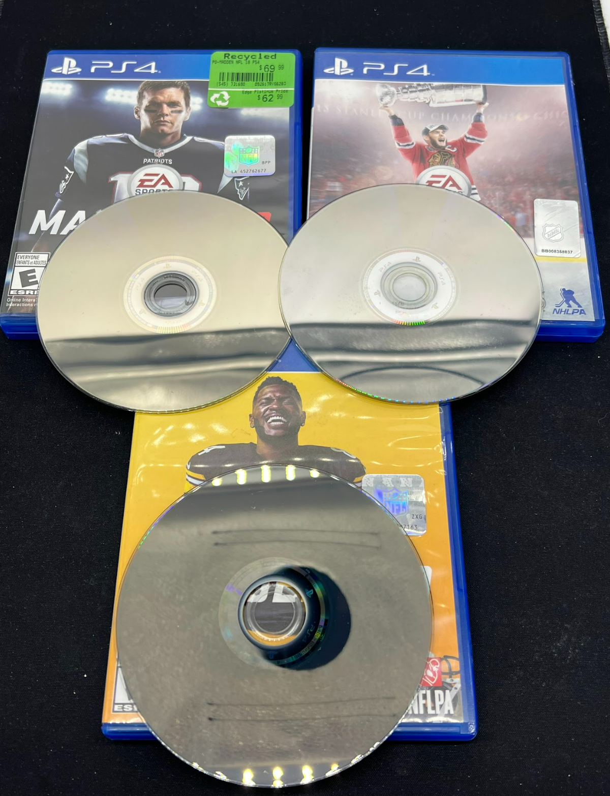 Auction Lot 163: PlayStation 4 Video Game Lot of 3 Sports Titles CIB