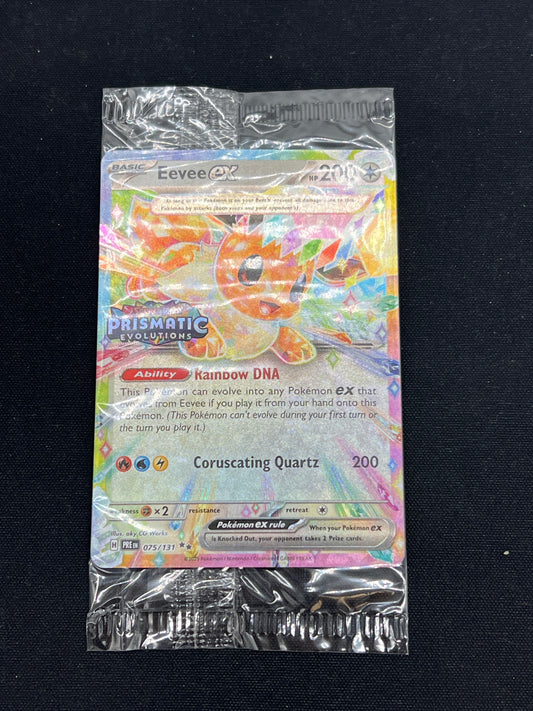 Auction Lot 275: Pokemon Cards Prismatic Evolutions Eevee EX Stamped Sealed