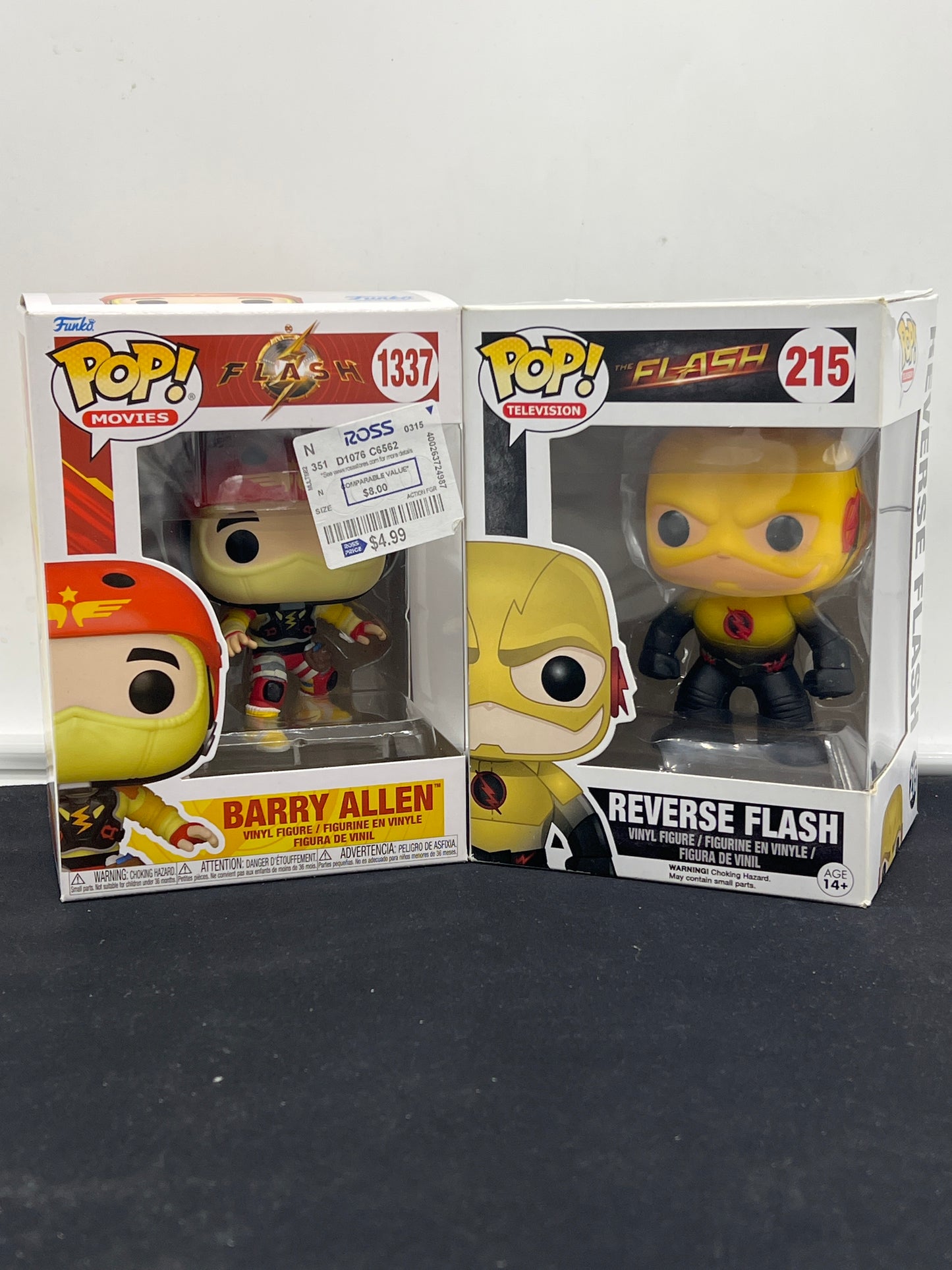 Auction Lot 20: POP Funko Flash Barry Allen Reverse Flash 1337 215 Figures