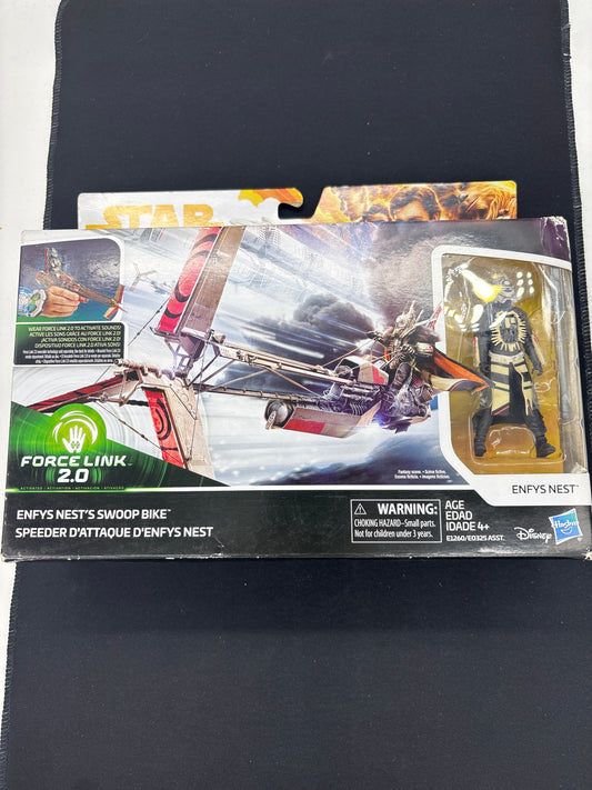 Auction Lot 101: Star Wars Force link 2.0 Enfy's Nest Swoop Bike Figure