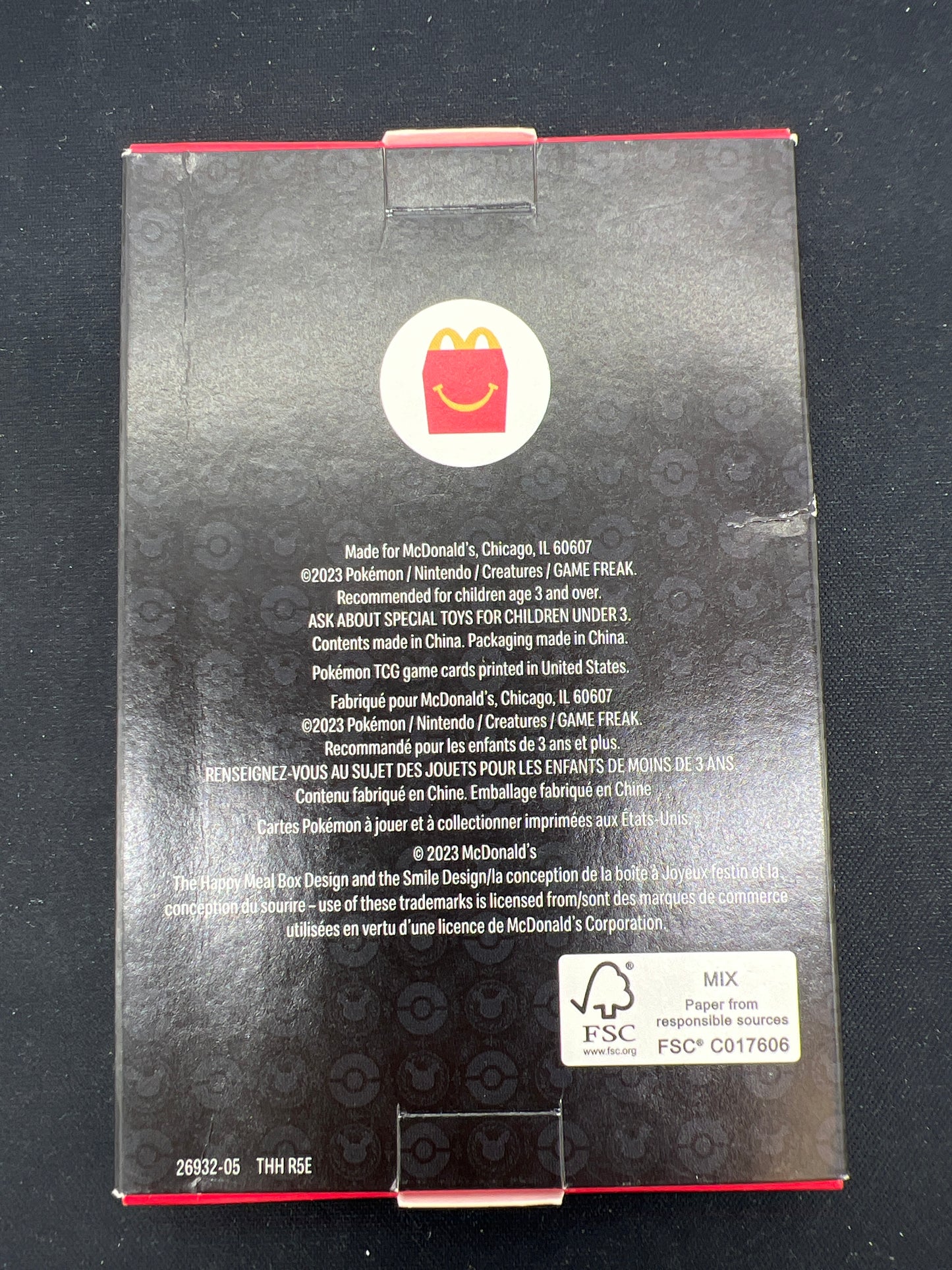 Auction Lot 20: Pokemon Mcdonalds Happy Meal Pack Sealed