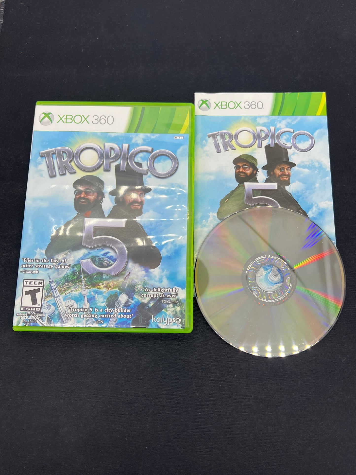 Auction Lot 209: XBOX 360 Video Game Lot of 3 Tropico 3 4 5 CIB