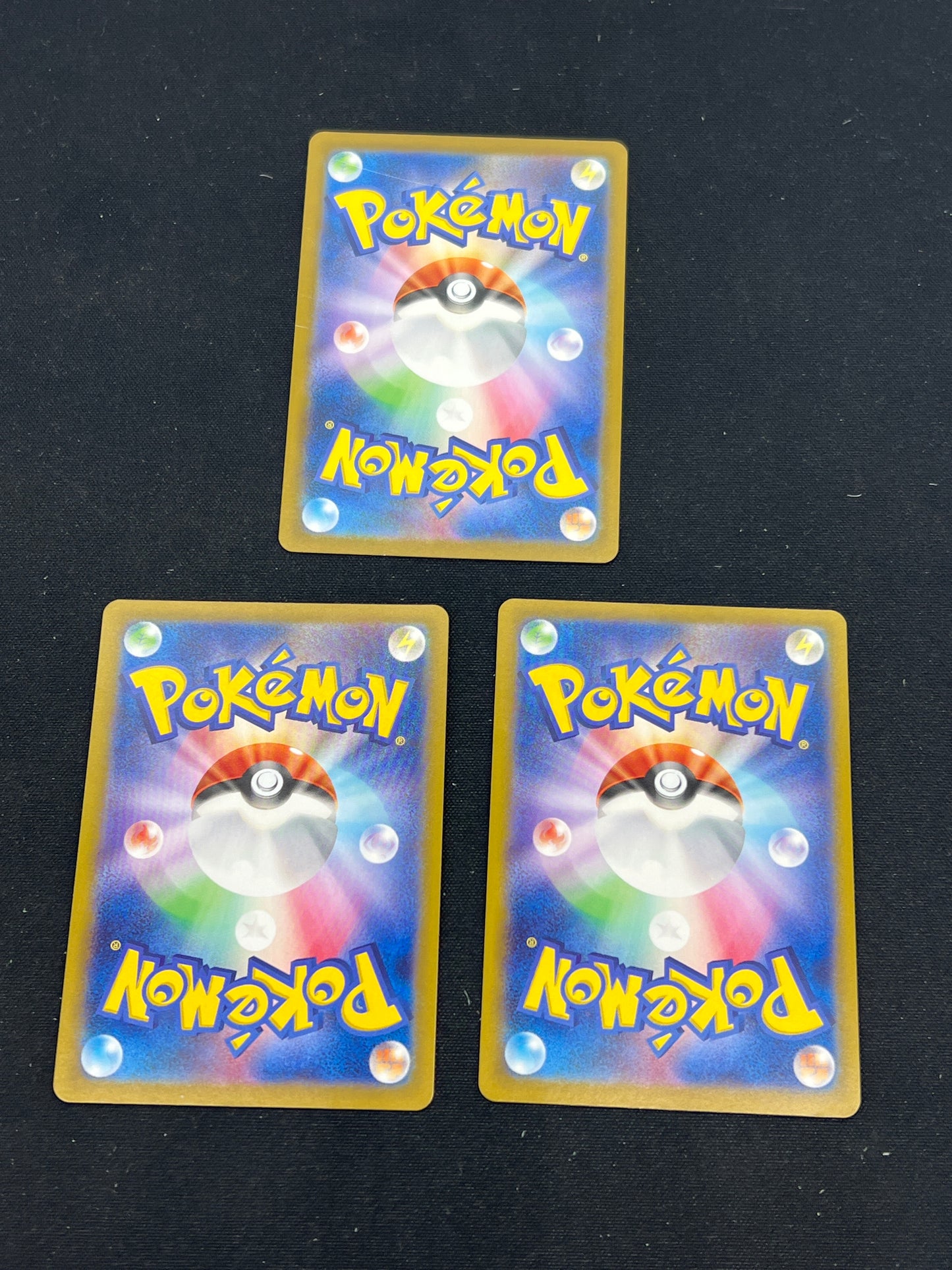 Auction Lot 368: Pokemon Cards Japanese Lot of 3 Assorted Pokeball Holos Conditions Vary