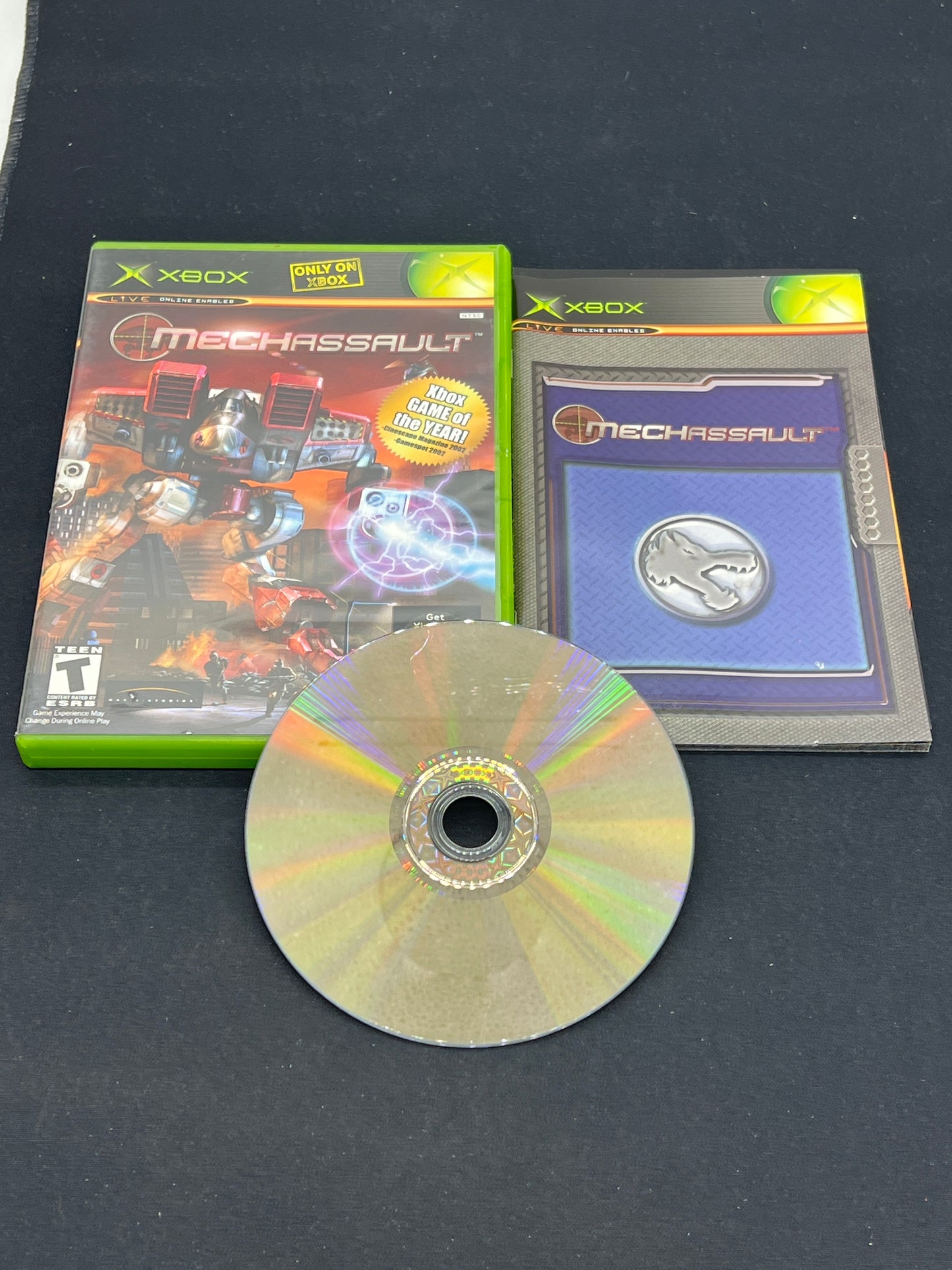 Auction Lot 84: XBOX Video Game Mechassault CIB