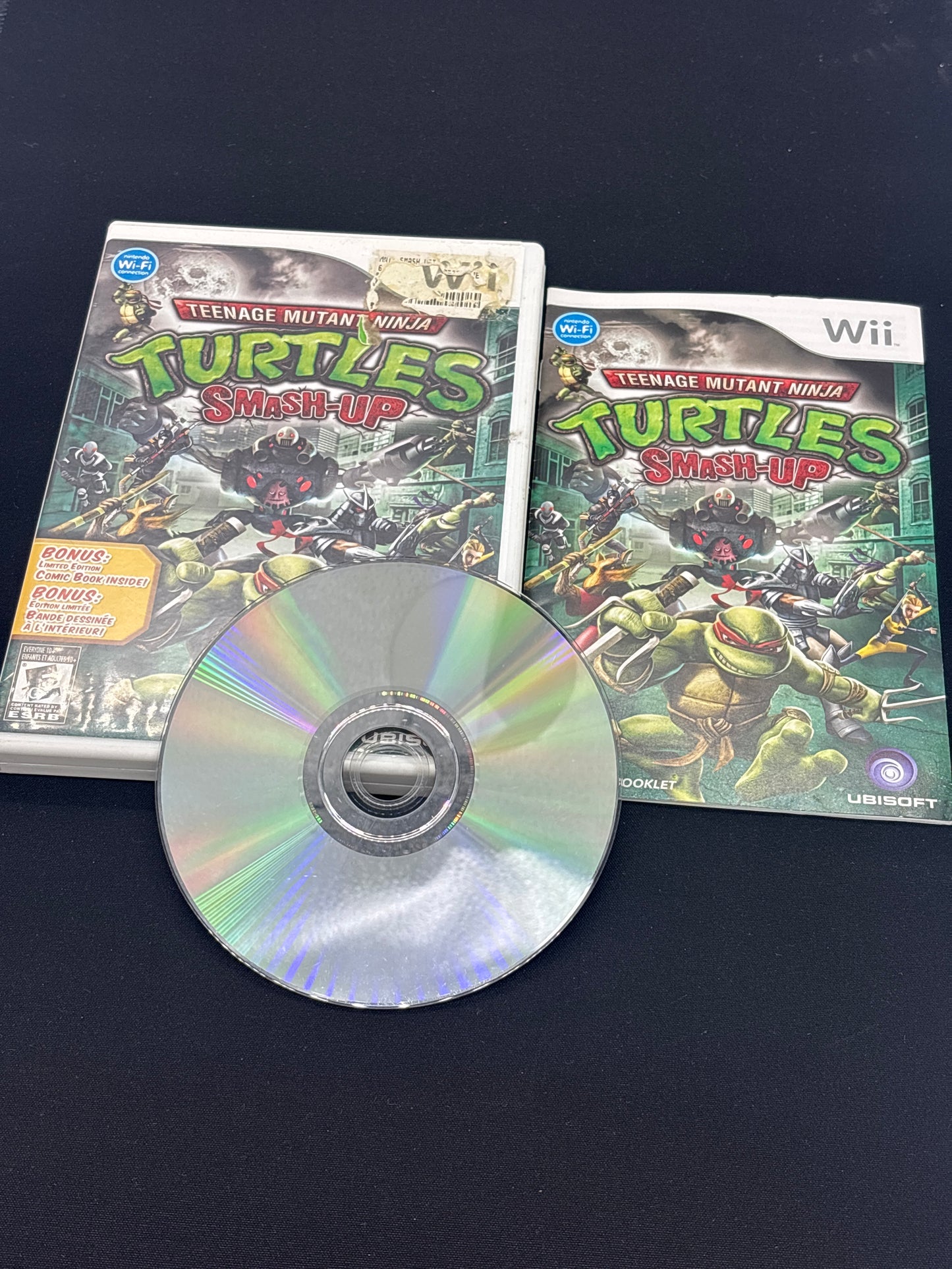 Auction Lot 233: Wii Teenage Mutant Ninja Turtles Smash Up With Case & Disc