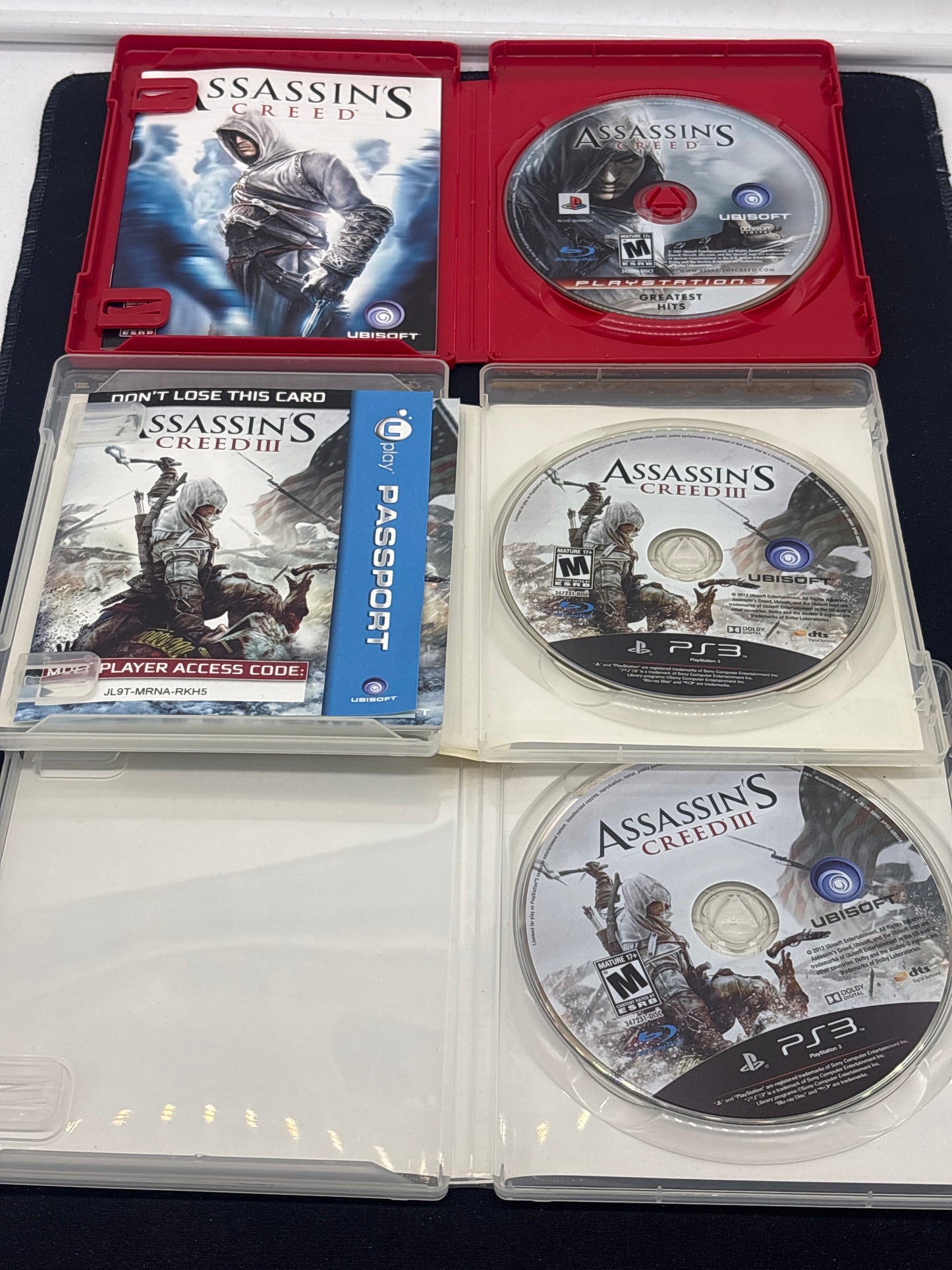 Auction Lot 272: PlayStation 3 Video Game Lot of 3 Assassin's Creed