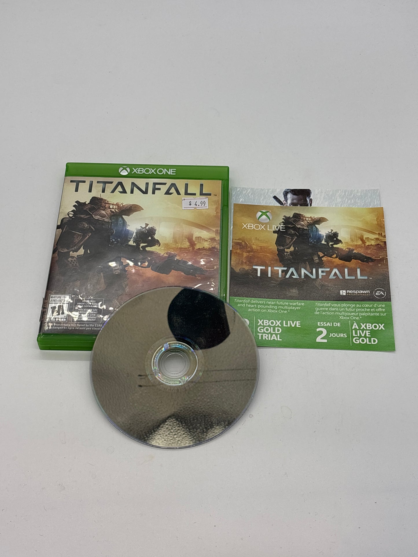 Auction Lot 90: Titanfall Video Game Xbox One CIB