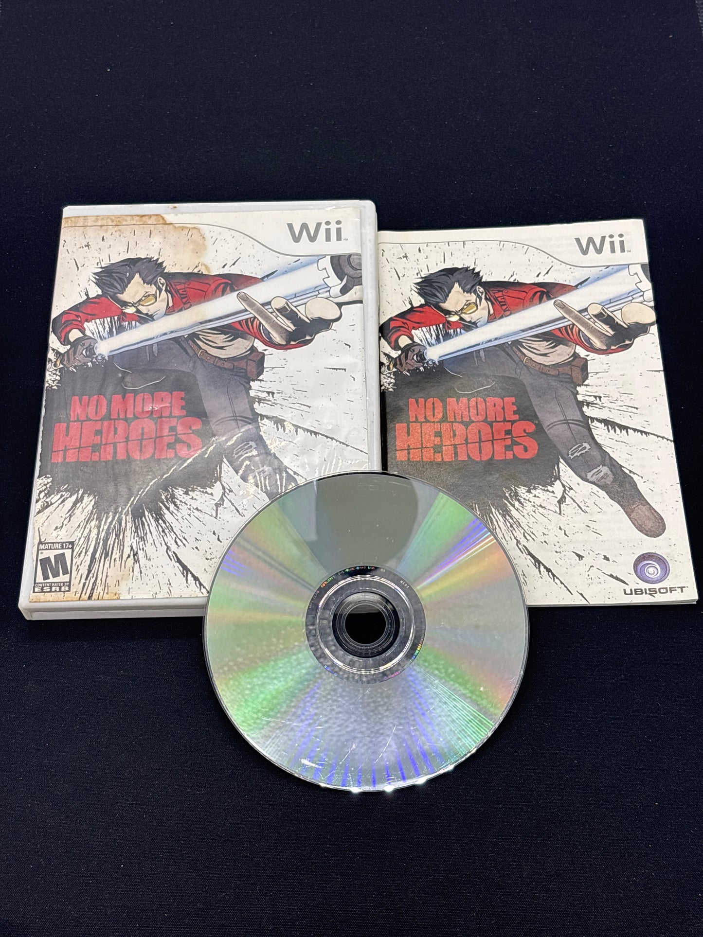 Auction Lot 146: Nintendo WII No More Heroes Video Game CIB