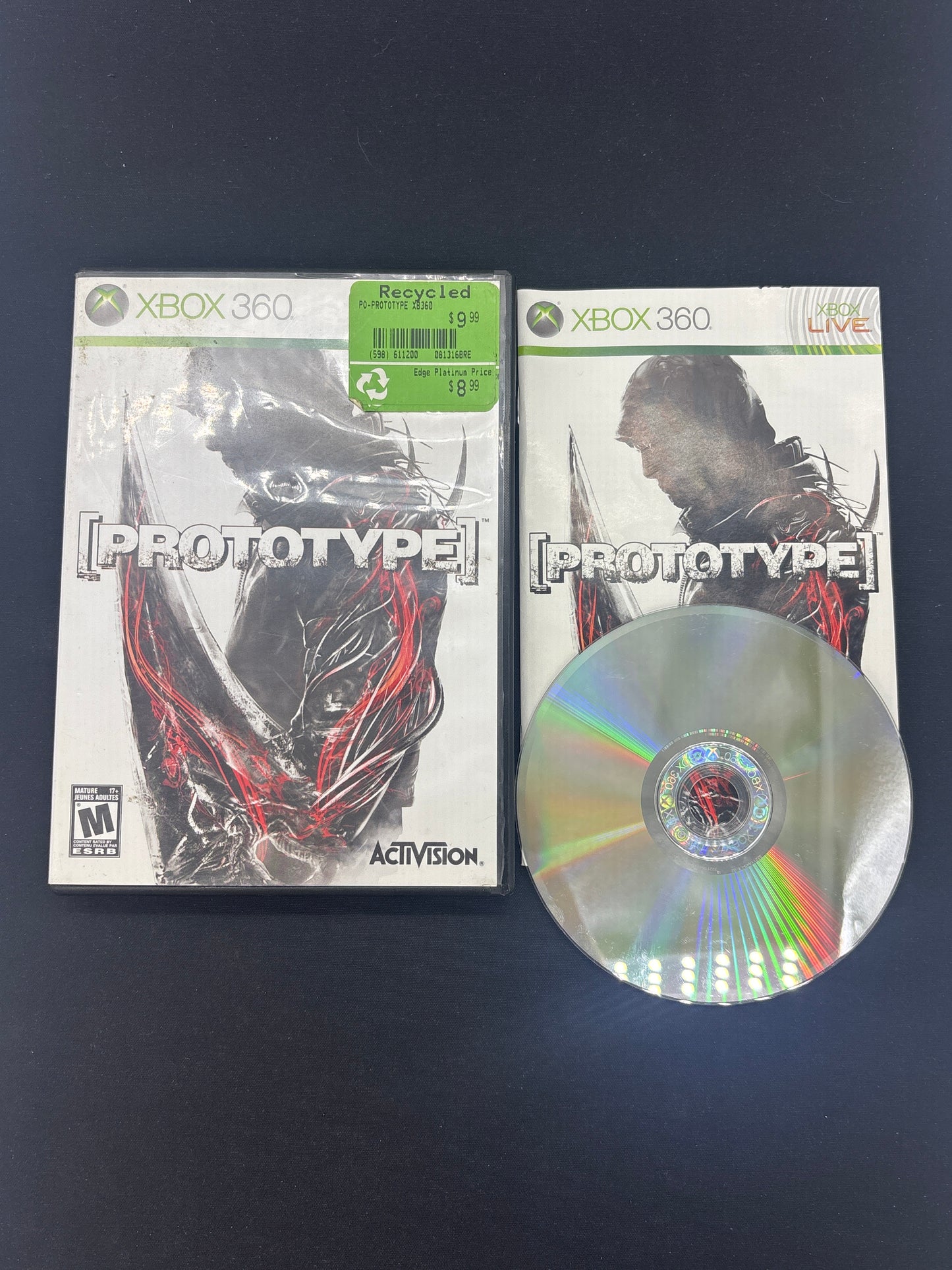 Auction Lot 157: Prototype Video Game XBOX 360 CIB