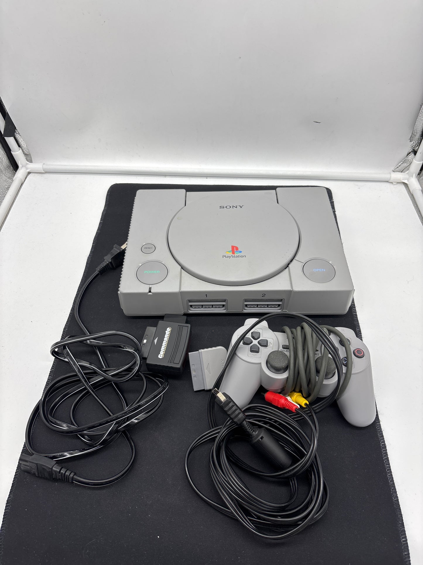 Auction Lot 14: PlayStation 1 Console Tested Working with Controller and Cords