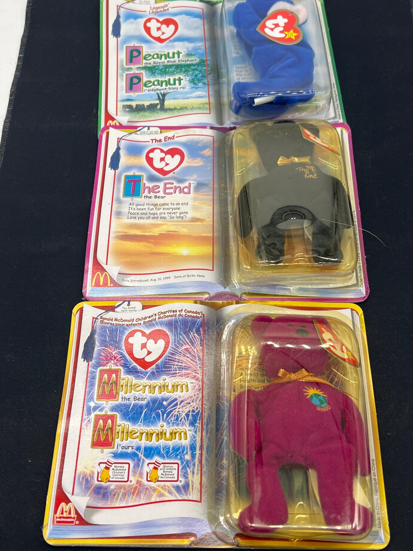 Auction Lot 70: TY McDonalds Happy Meal Toys Set of 3