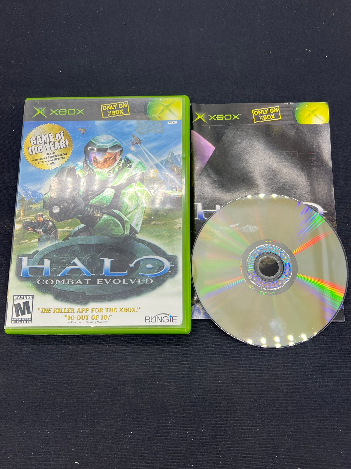 Auction Lot 48: XBOX Video Game Halo Combat Evolved CIB