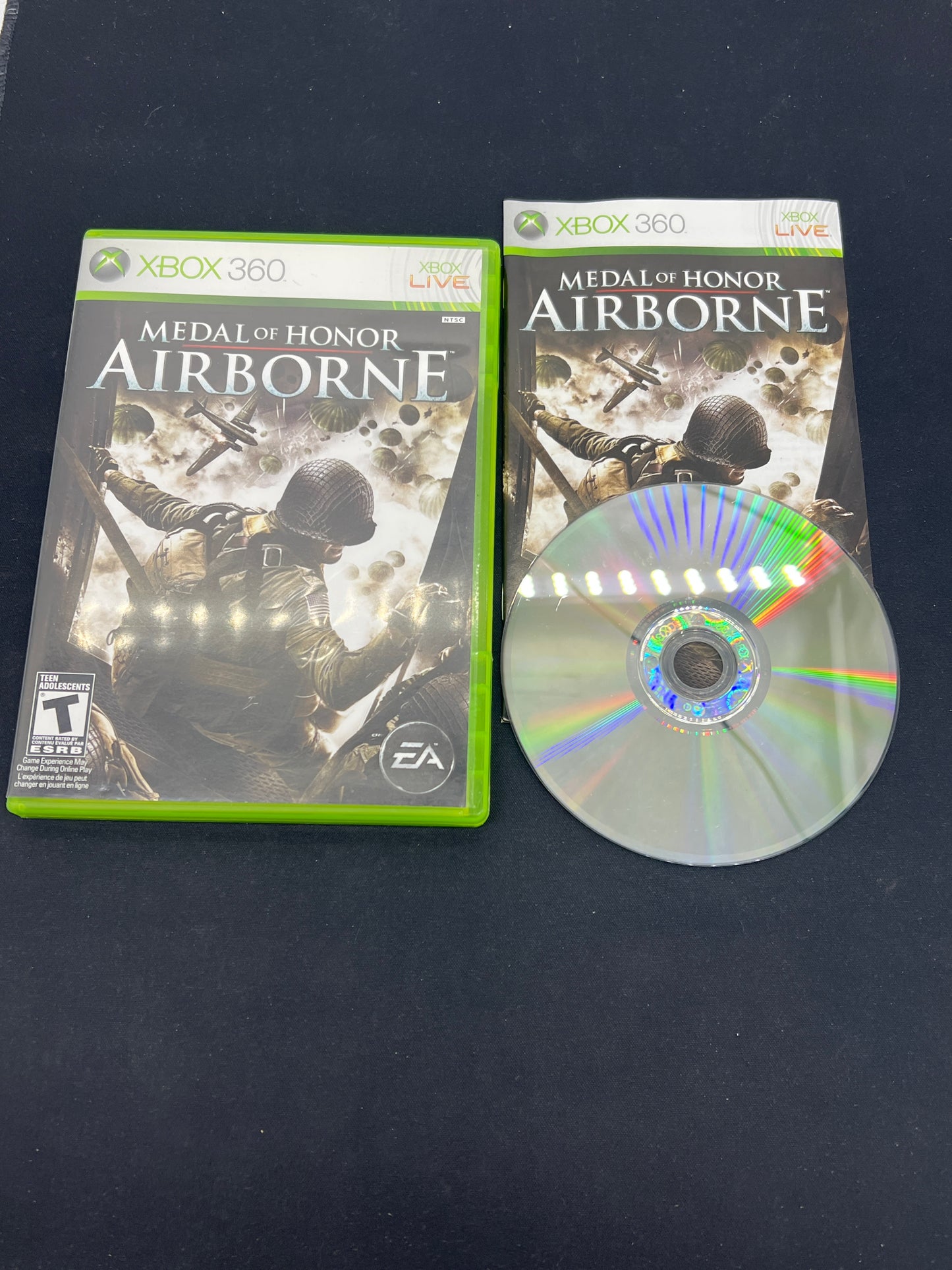 Auction Lot 166: XBOX 360 Video Game Medal of Honor Airborne CIB