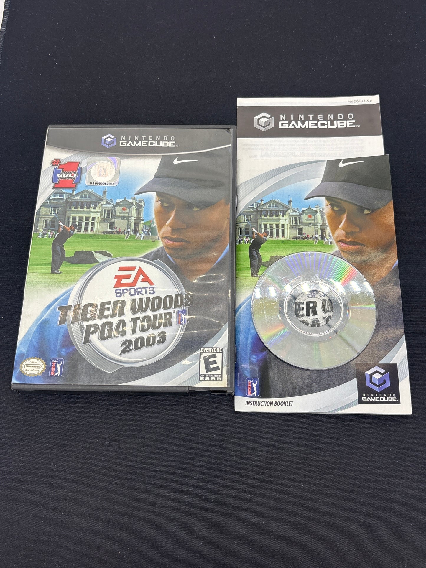 Auction Lot 200: Nintendo Gamecube Video Game Tiger Woods PGA Tour 2003 CIB