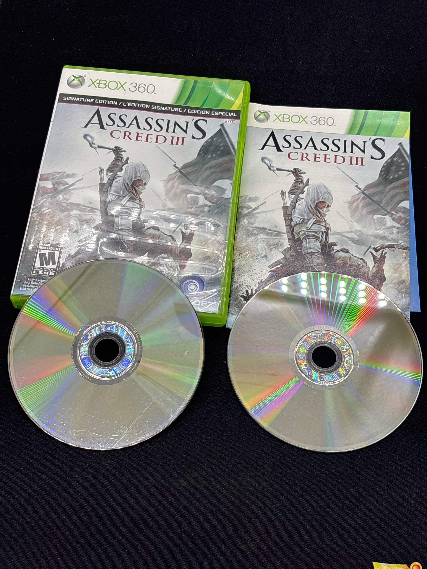 Auction Lot 134: Assassins Creed 3 Video Game XBOX 360 CIB