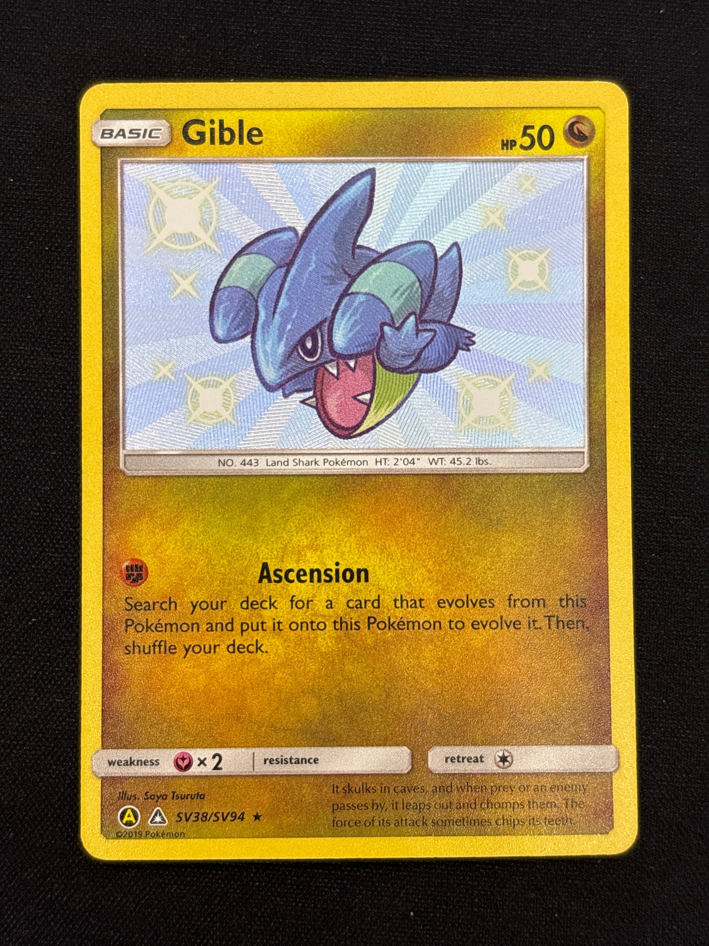 Auction Lot 220: Gible Baby Shiny Card Conditions Vary