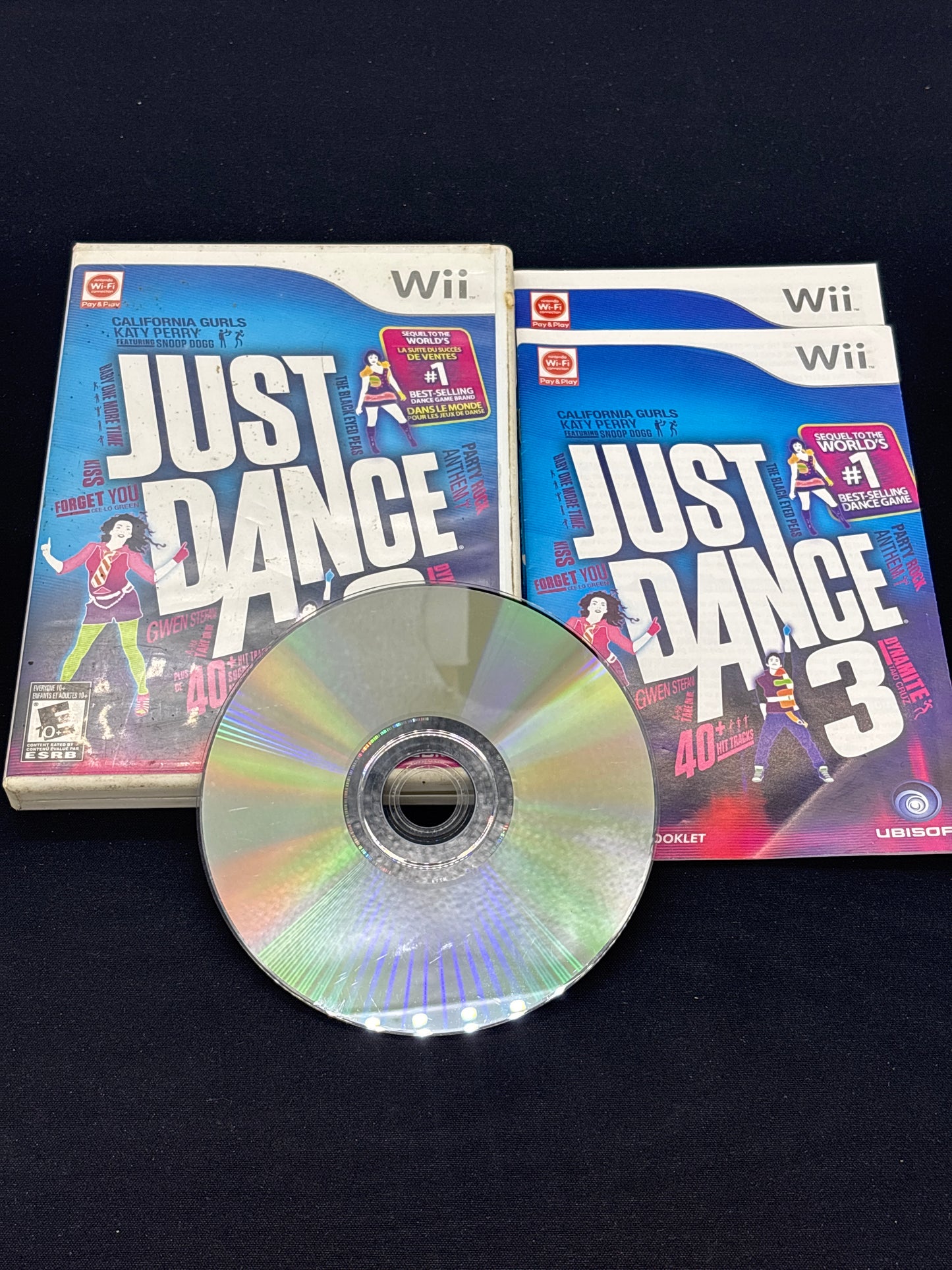 Auction Lot 153: Nintendo WII Just Dance 3 Video Game CIB