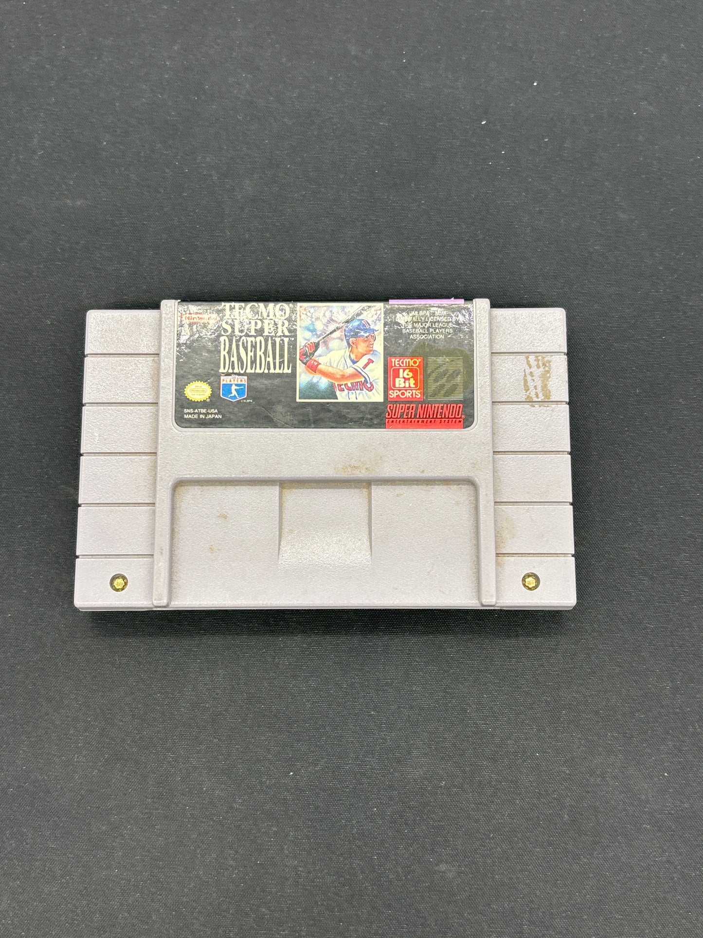 Auction Lot 142: SNES Video Game TECMO Super Baseball