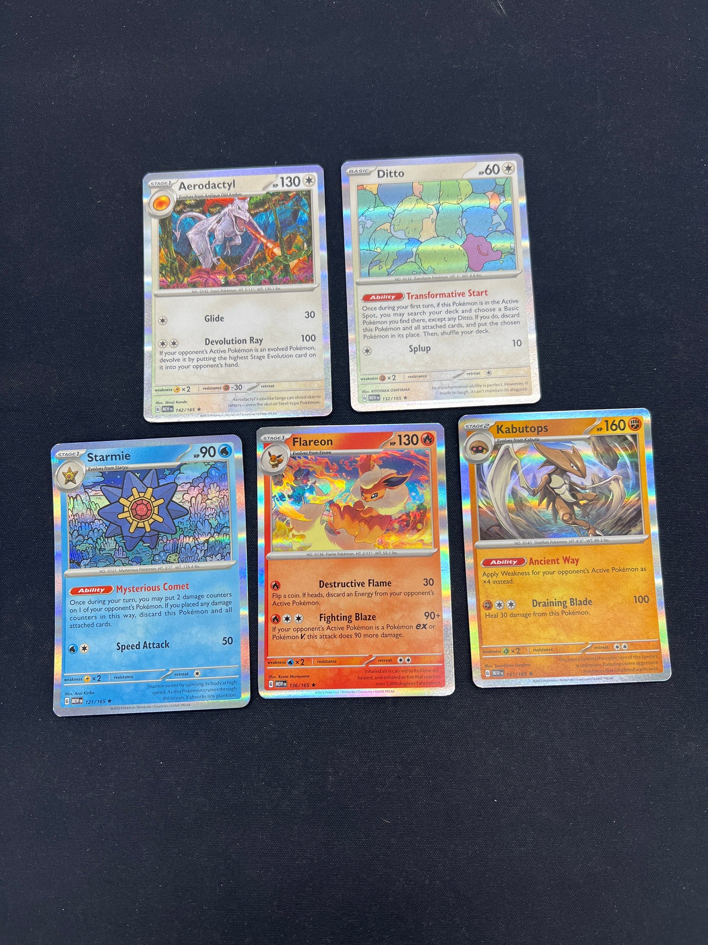Auction Lot 308: Pokemon Cards SV 151 Holo Rare Lot Conditions Vary
