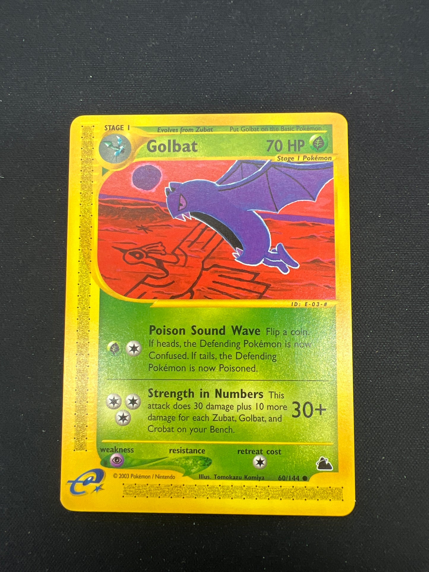 Auction Lot 164: Pokemon Cards Golbat WOTC Skyridge Condition Vary