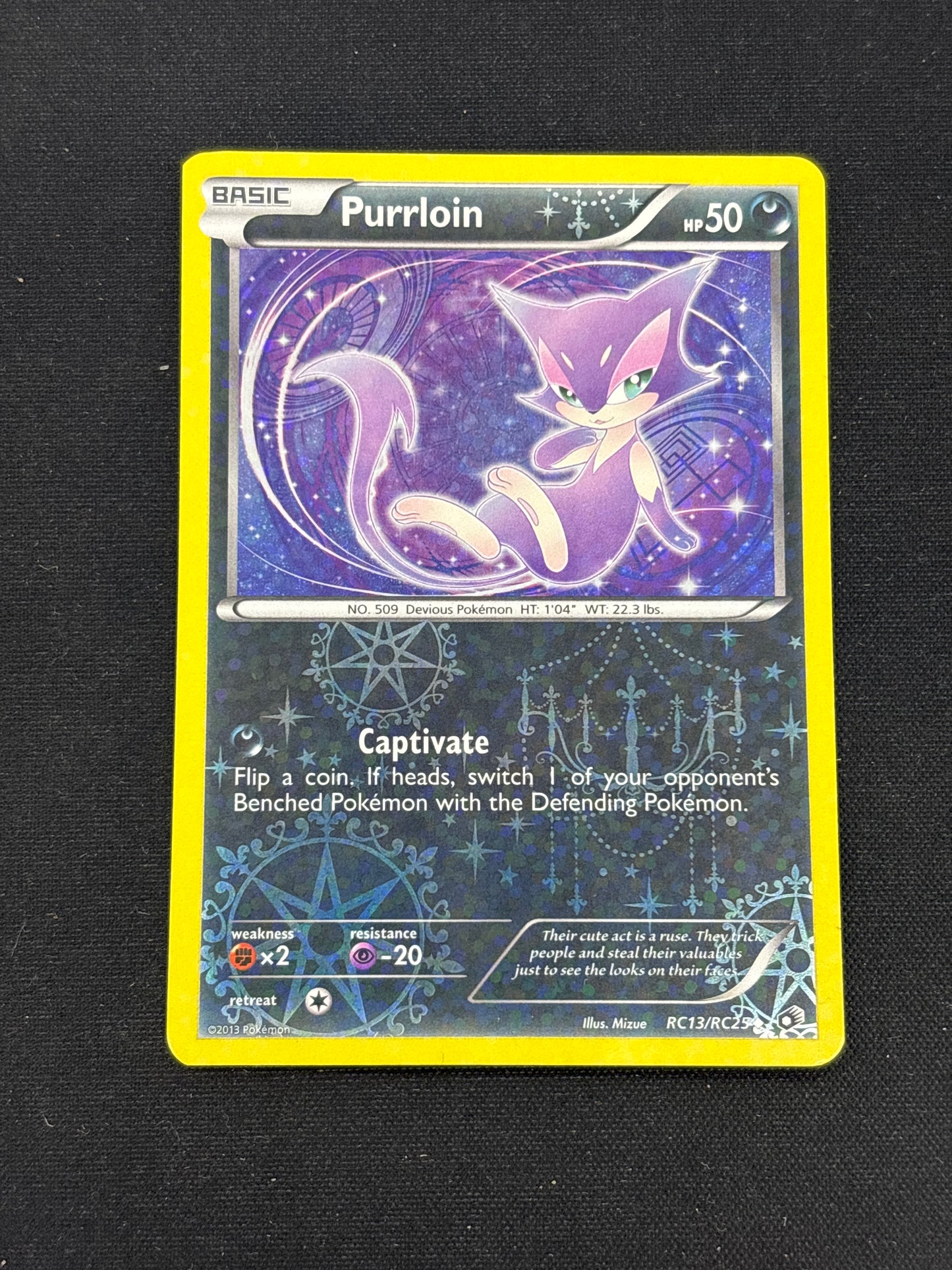 Auction Lot 70: Pokemon Cards Purrloin RC13 Conditions vary