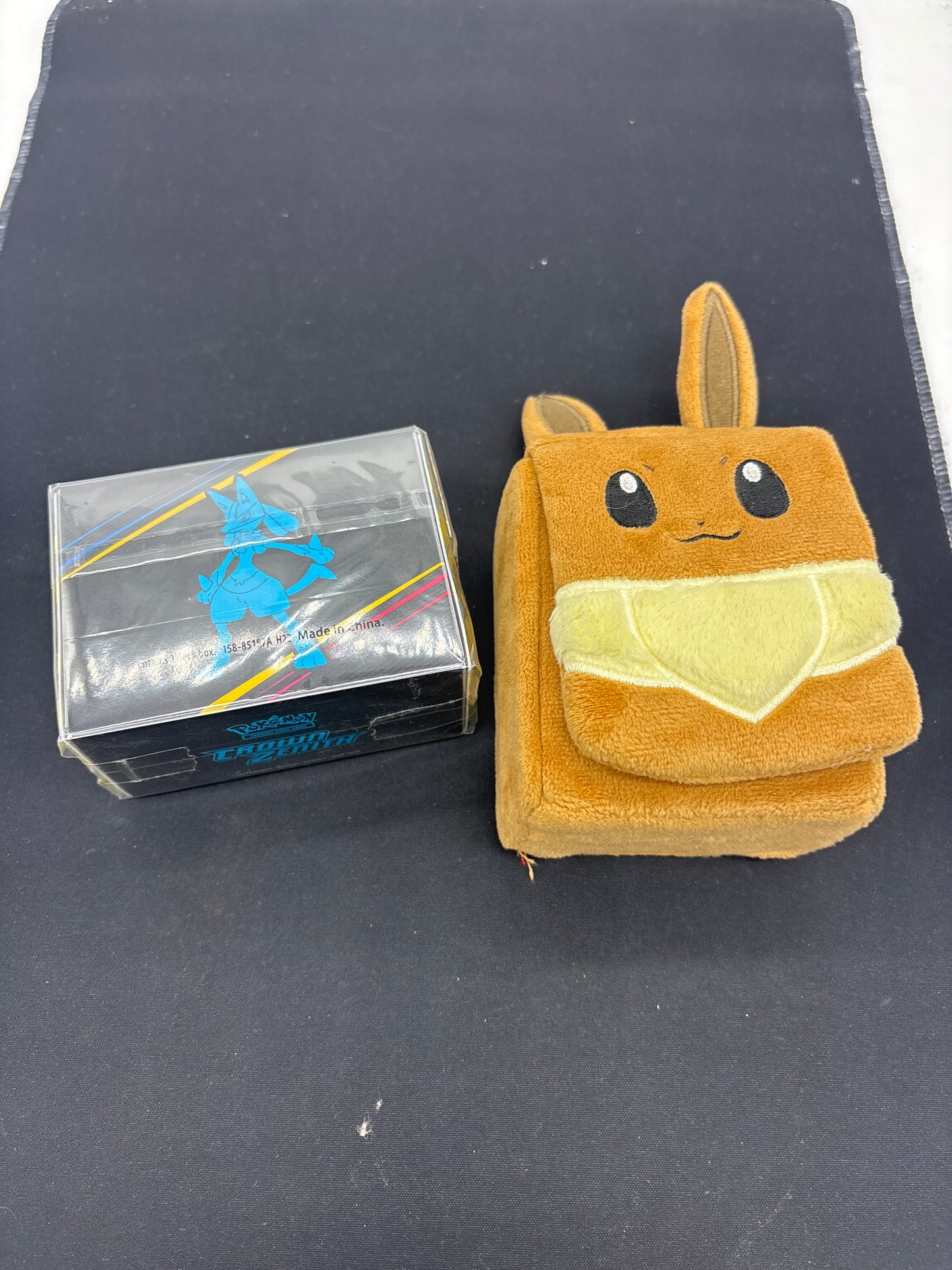 Auction Lot 20: Pokemon Lot of 2 Deck Boxes Eevee and Lucario