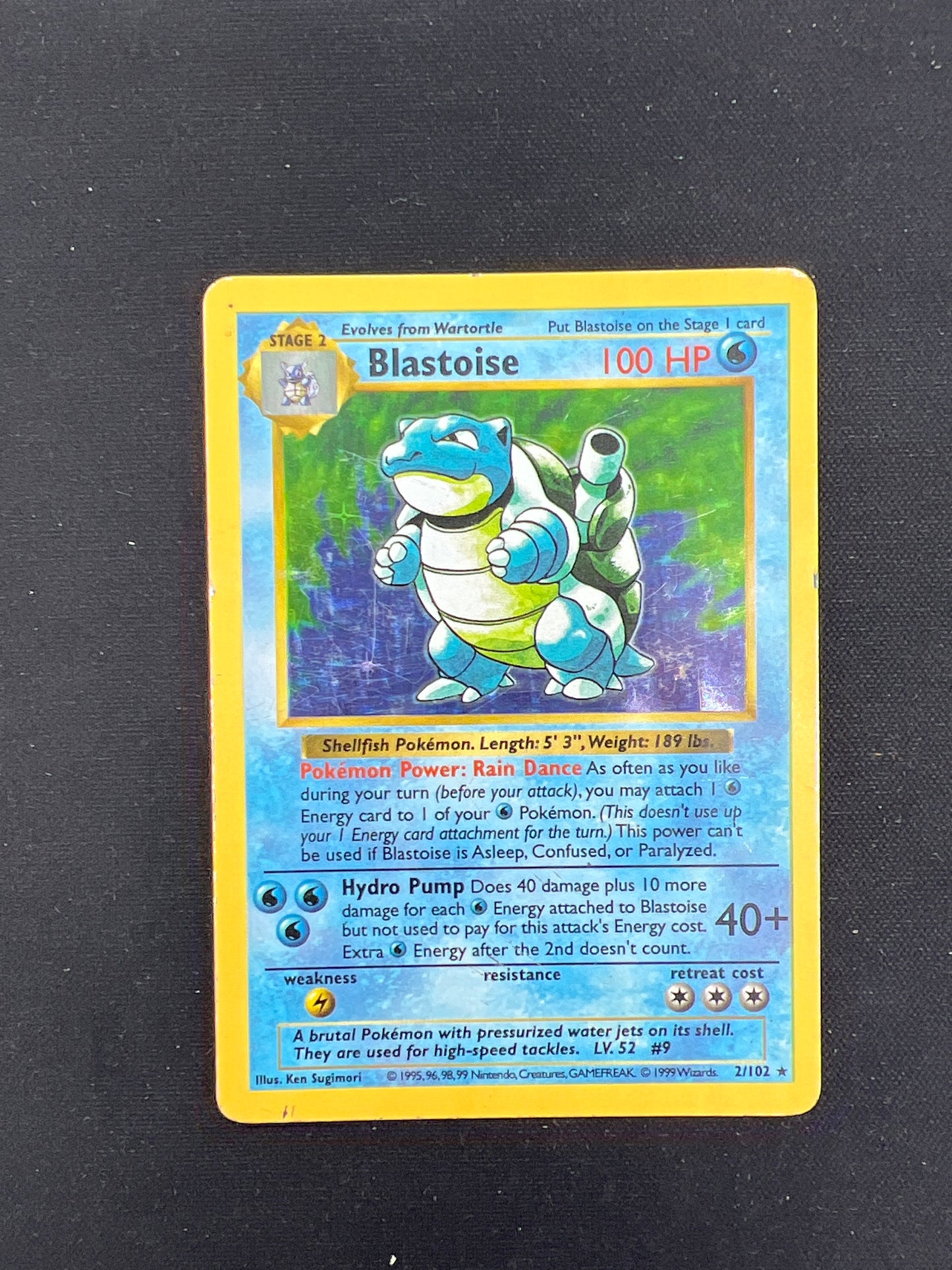 Auction Lot 16: Pokemon Cards Blastoise Shadowless Base Set Conditions Vary