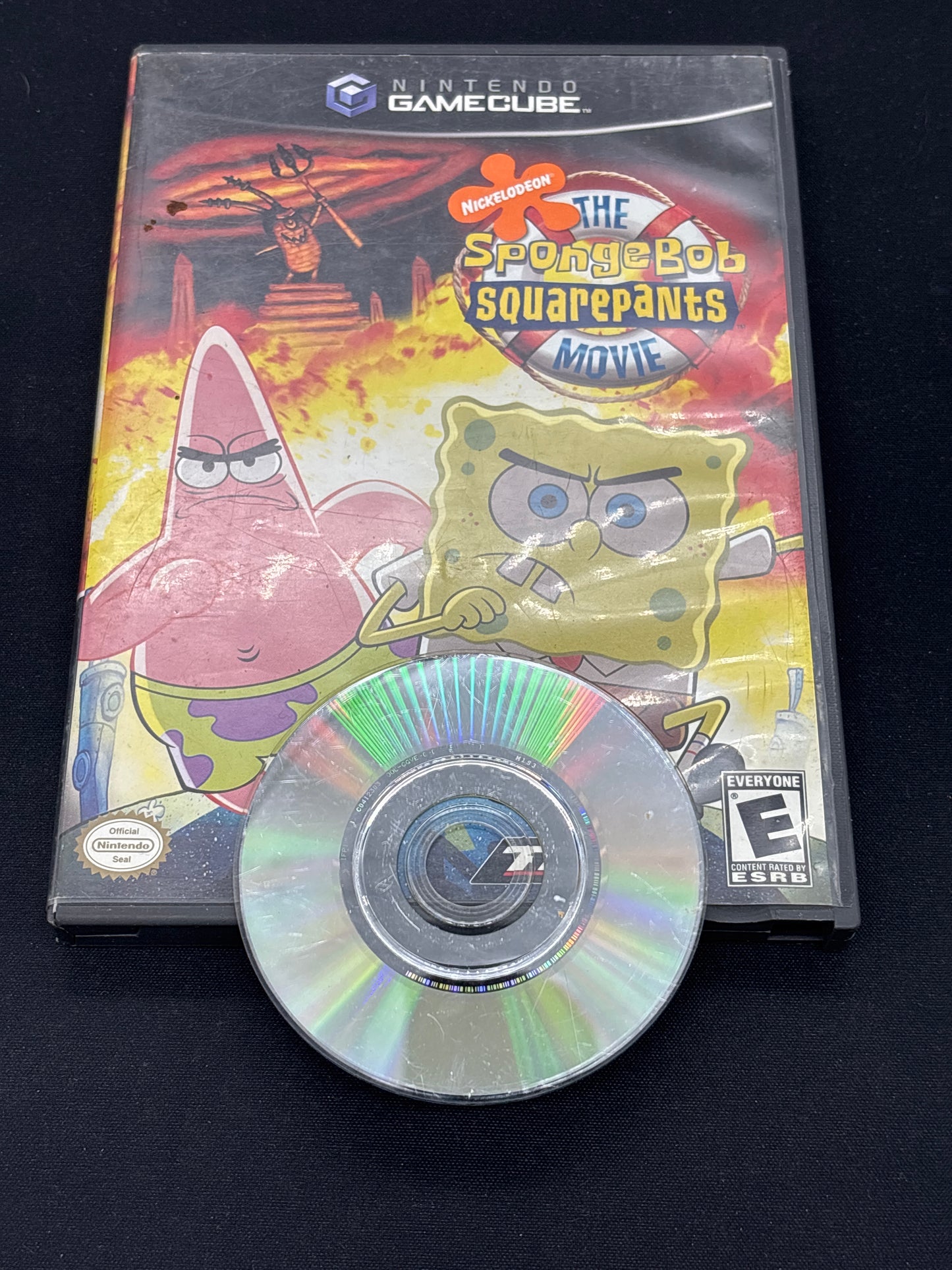 Auction Lot 179: Nintendo GameCube The Spongebob Squarepants Movie Complete with Case & Disc