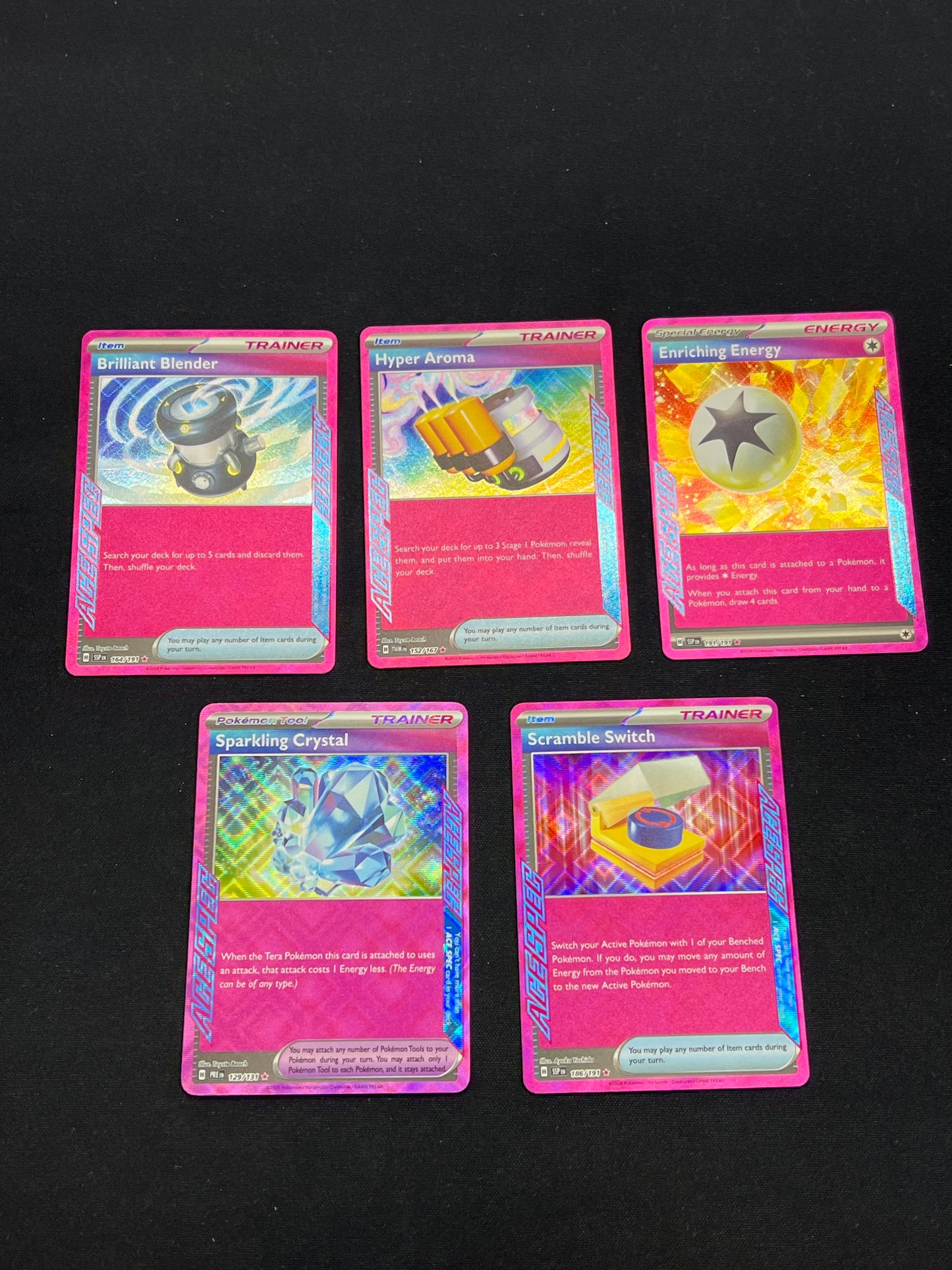 Auction Lot 137: Pokemon Cards Lot of 5 Assorted Ace Specs Conditions Vary