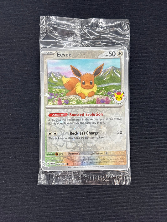 Auction Lot 31: Pokemon Day 2025 Eevee Promo Card Sealed Conditions Vary