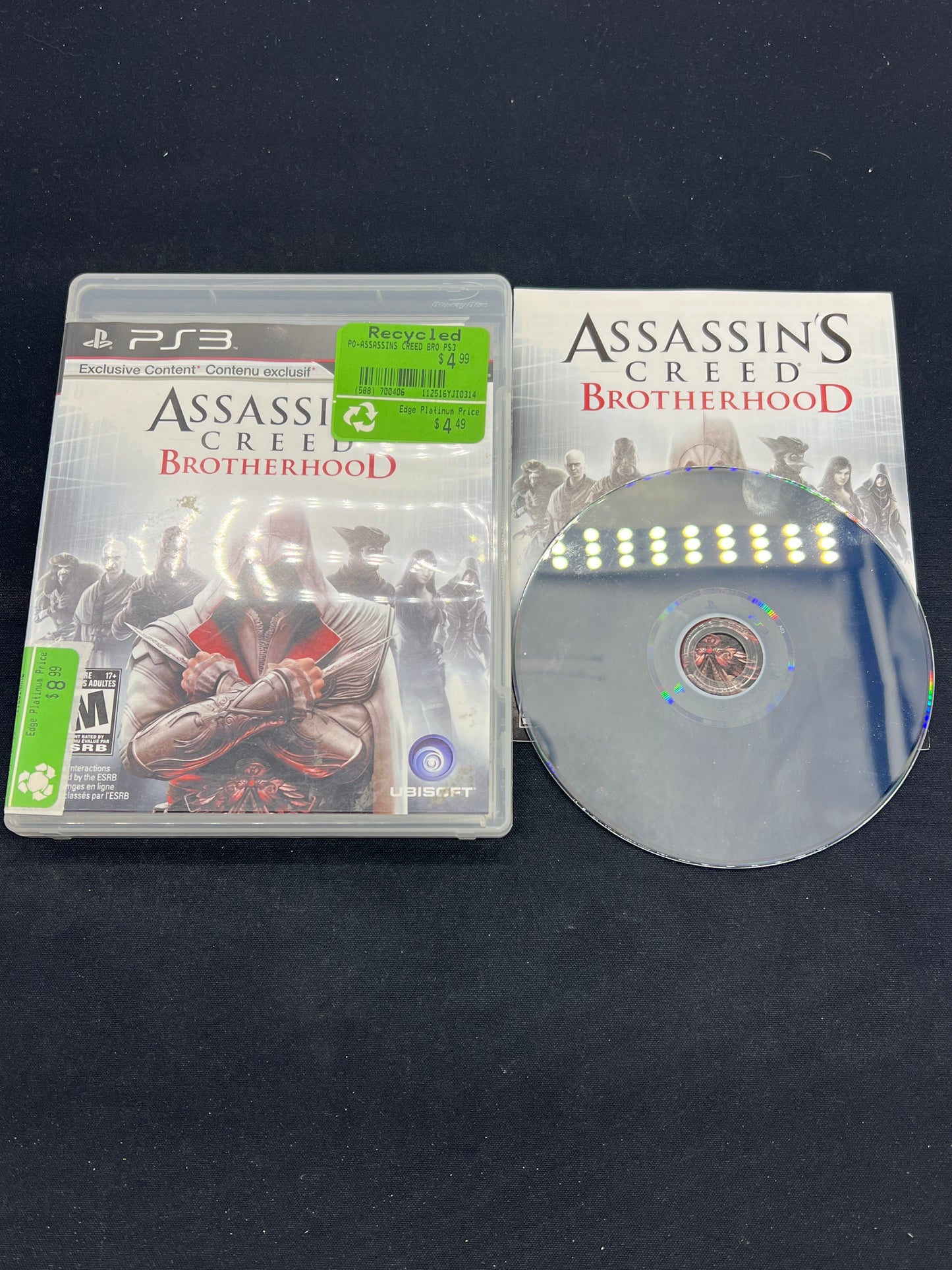Auction Lot 62: PlayStation 3 Video Game Assassin's Creed Brotherhood CIB